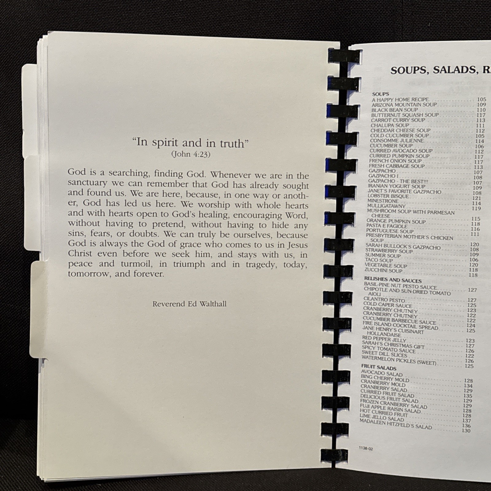 Breaking Bread First Presbyterian Church San Antonio TX Cookbook Comb Bound
