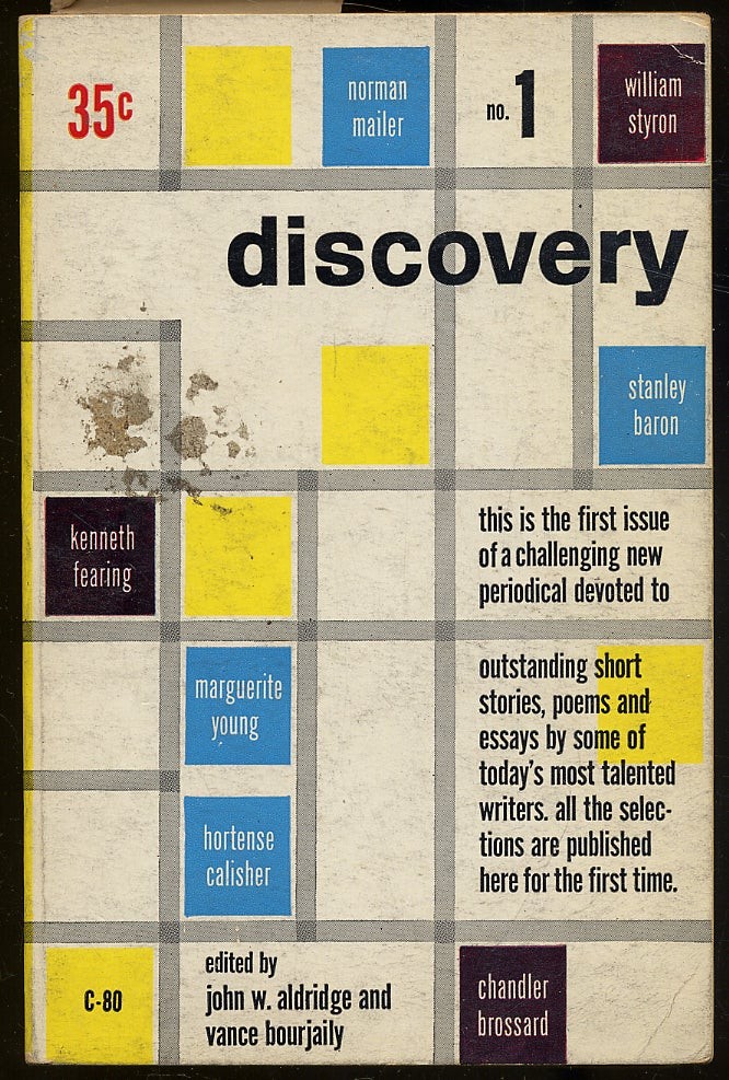 John W ALDRIDGE, Vance Bourjaily / Discovery No 1 1st Edition 1952