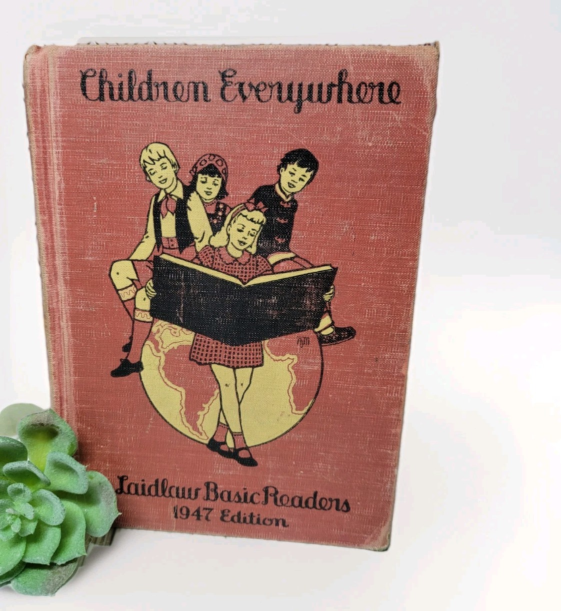 1947 Children Everywhere Laidlaw Basic Readers Vintage School Reader Hardcover