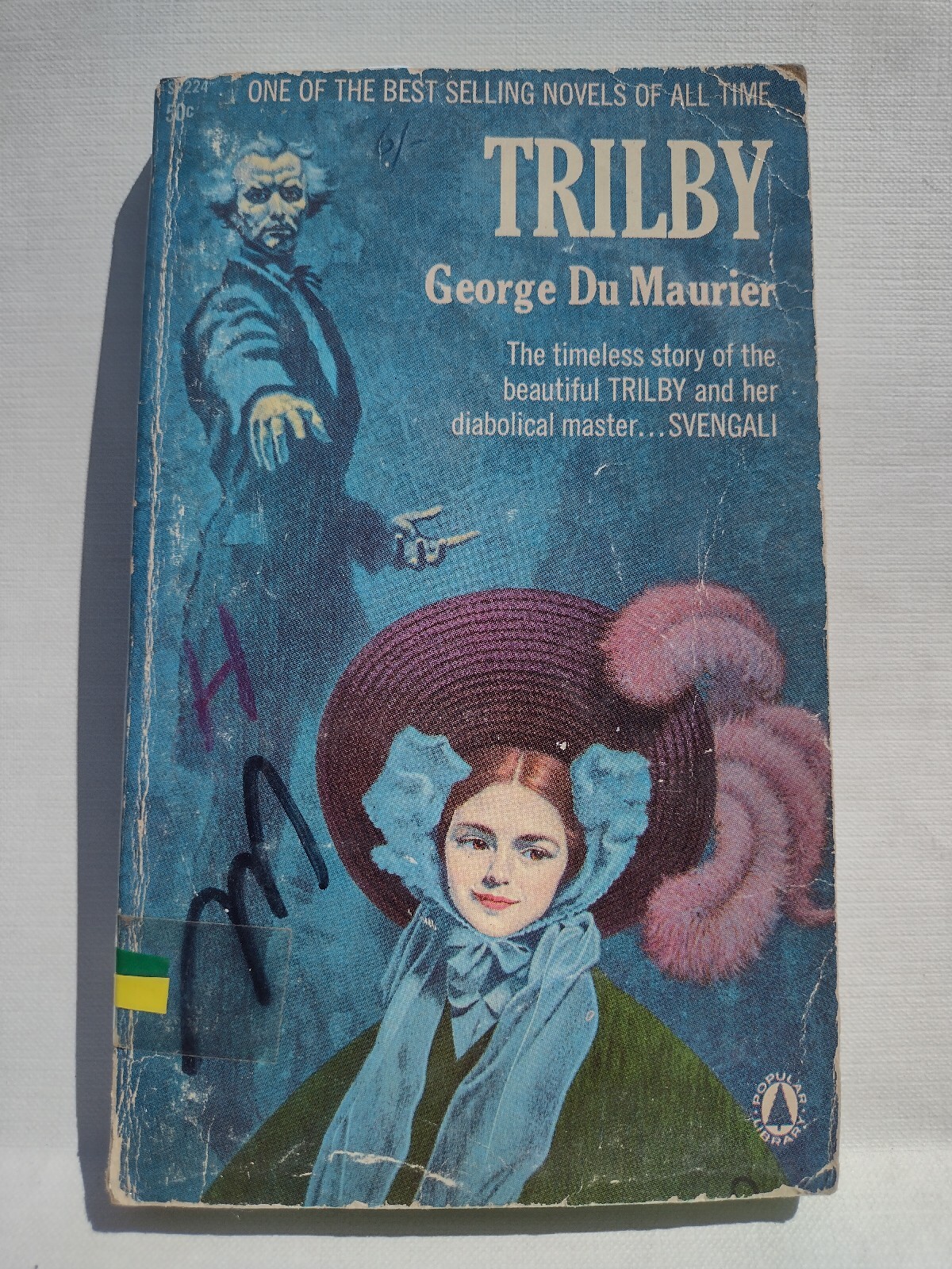 Trilby by George Du Maurier -Paperback -1963 -Populat library Edition -Ex libr.