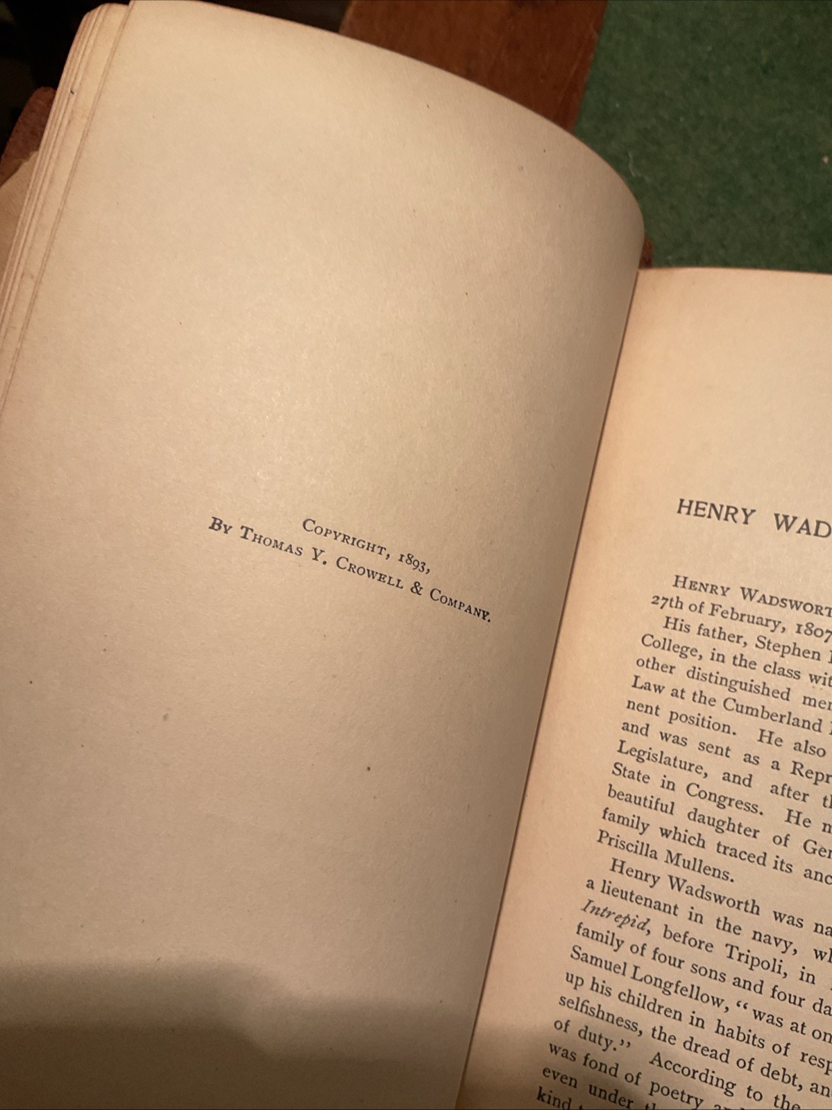 Evangeline By Longfellow. Side Cover. 1893. Good