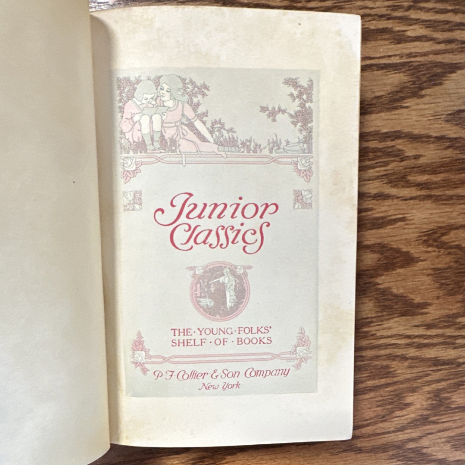 P. F. Collier & Son Junior Classics Fairy & Wonder Tales 1918 Hardcover Illustr…