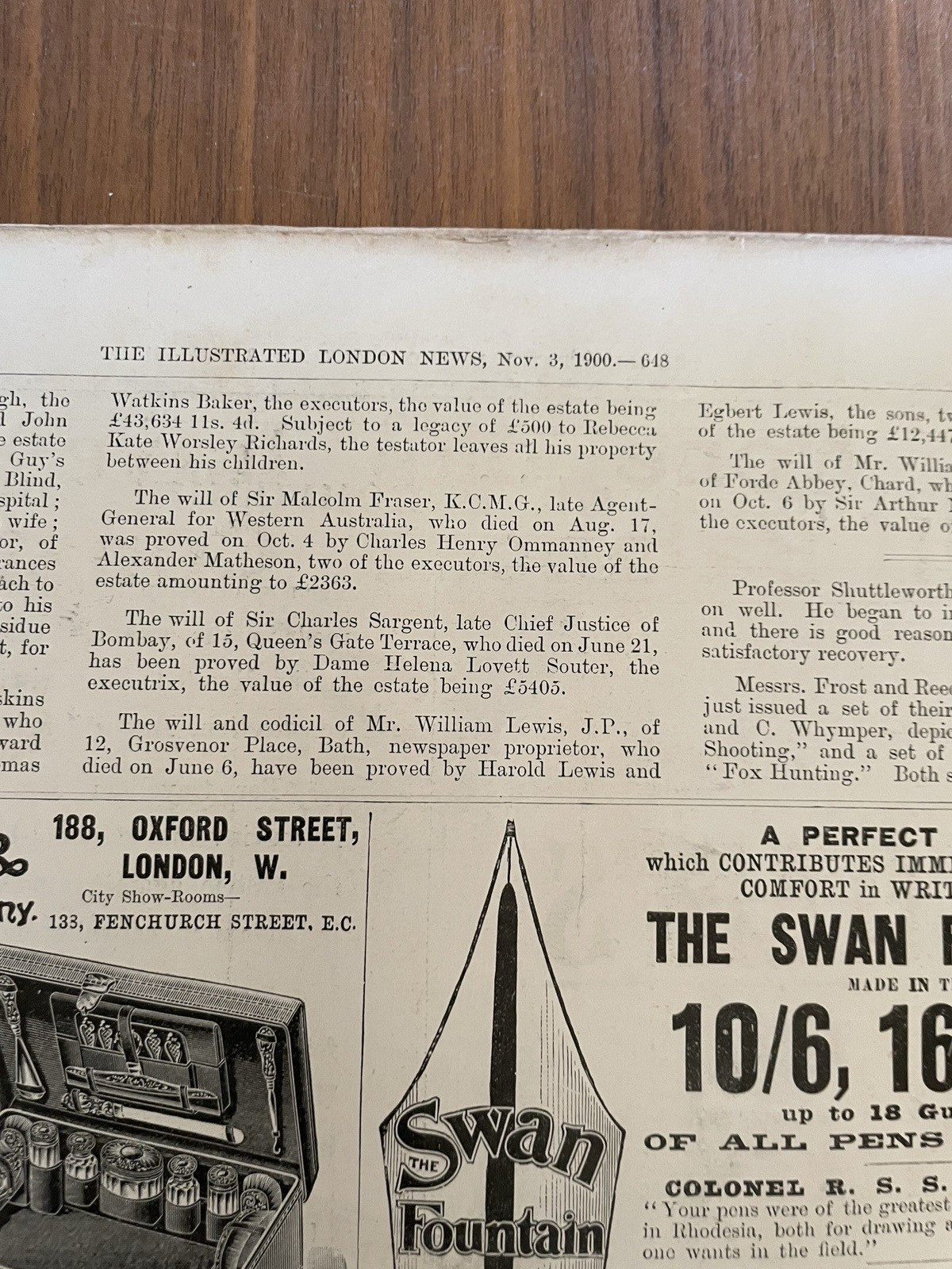 The Illustrated London News New York Nov 3, 1900 Newspaper Vintage