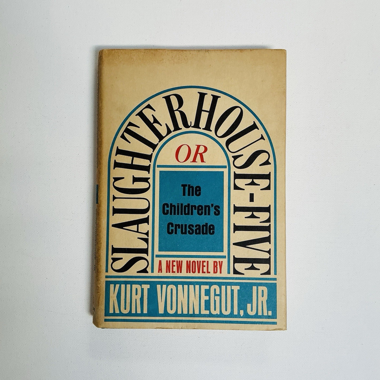 1969, 1st Ed, 7th Printing in DJ, SLAUGHTERHOUSE-FIVE by KURT VONNEGUT WW2 Rare