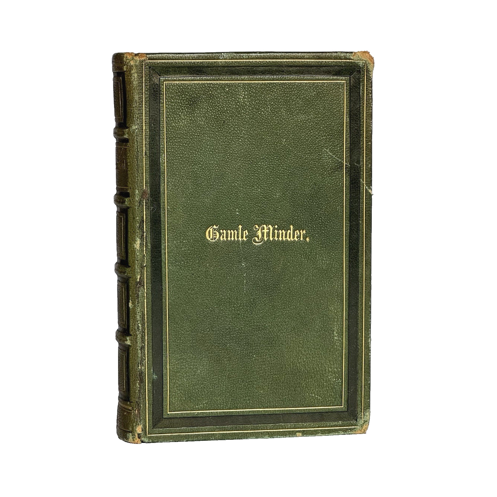 1856. Old Memories. Carl Bernhard. Danish Novel, Caroline Matilda. Fine Binding.