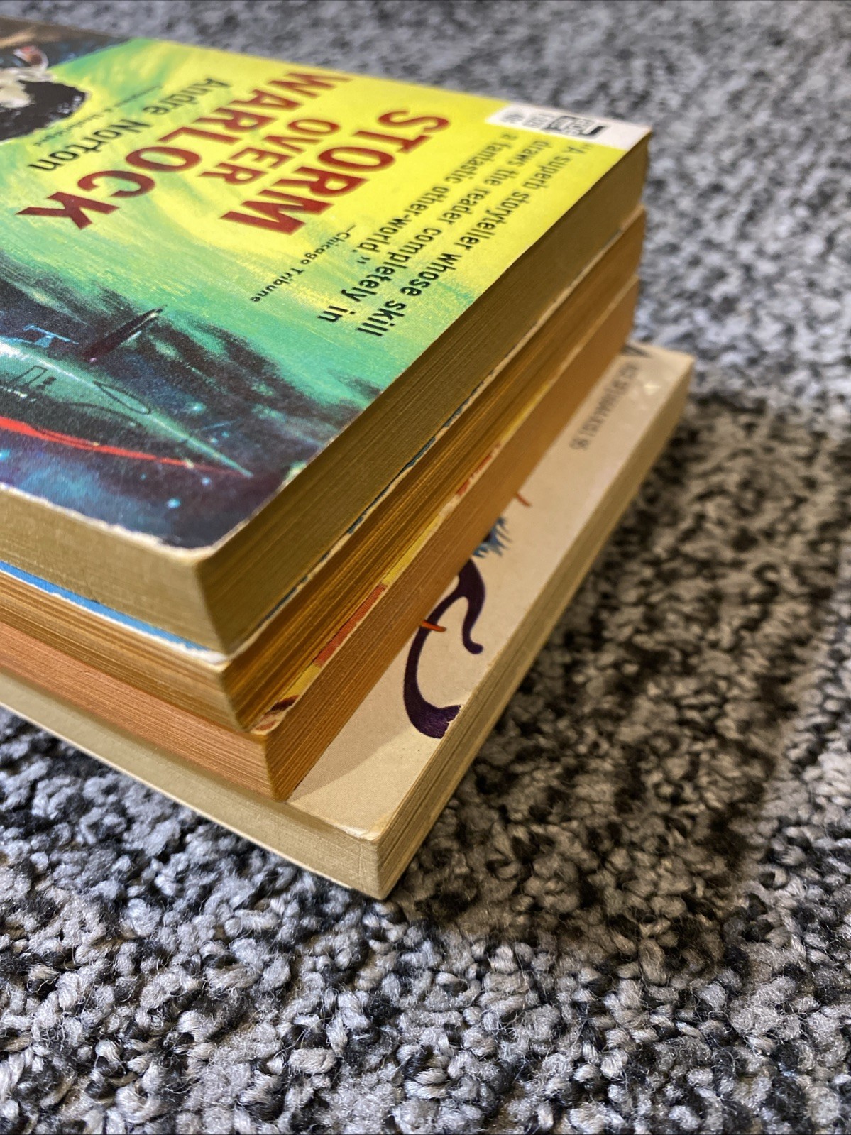 LOT of 4 Vintage ACE PB Books by ANDRE NORTON Catseye, Dragon Magic, Warlock …