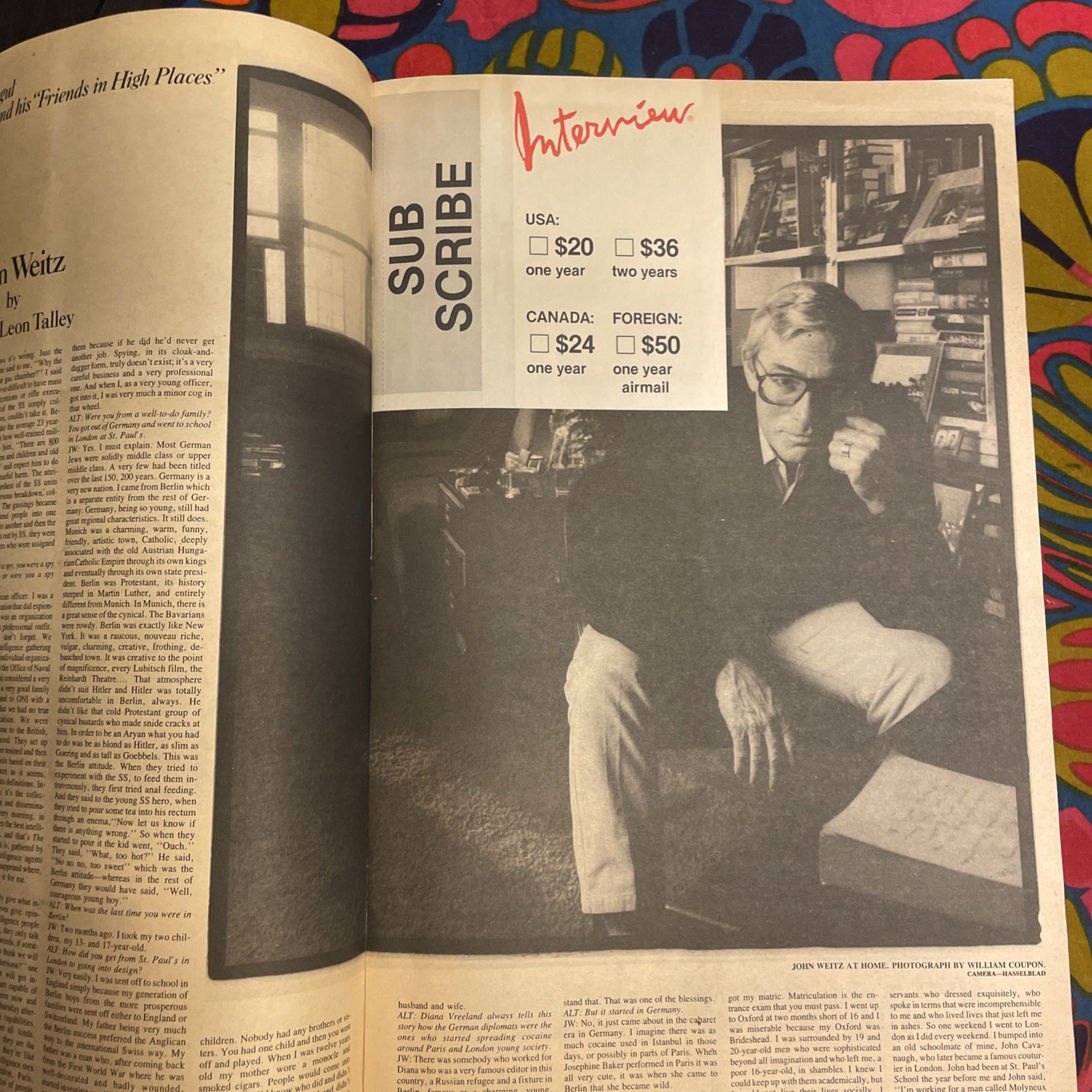 Andy Warhol’s INTERVIEW Magazine March 1983 Twiggy Phil Collins Ellen Barkin