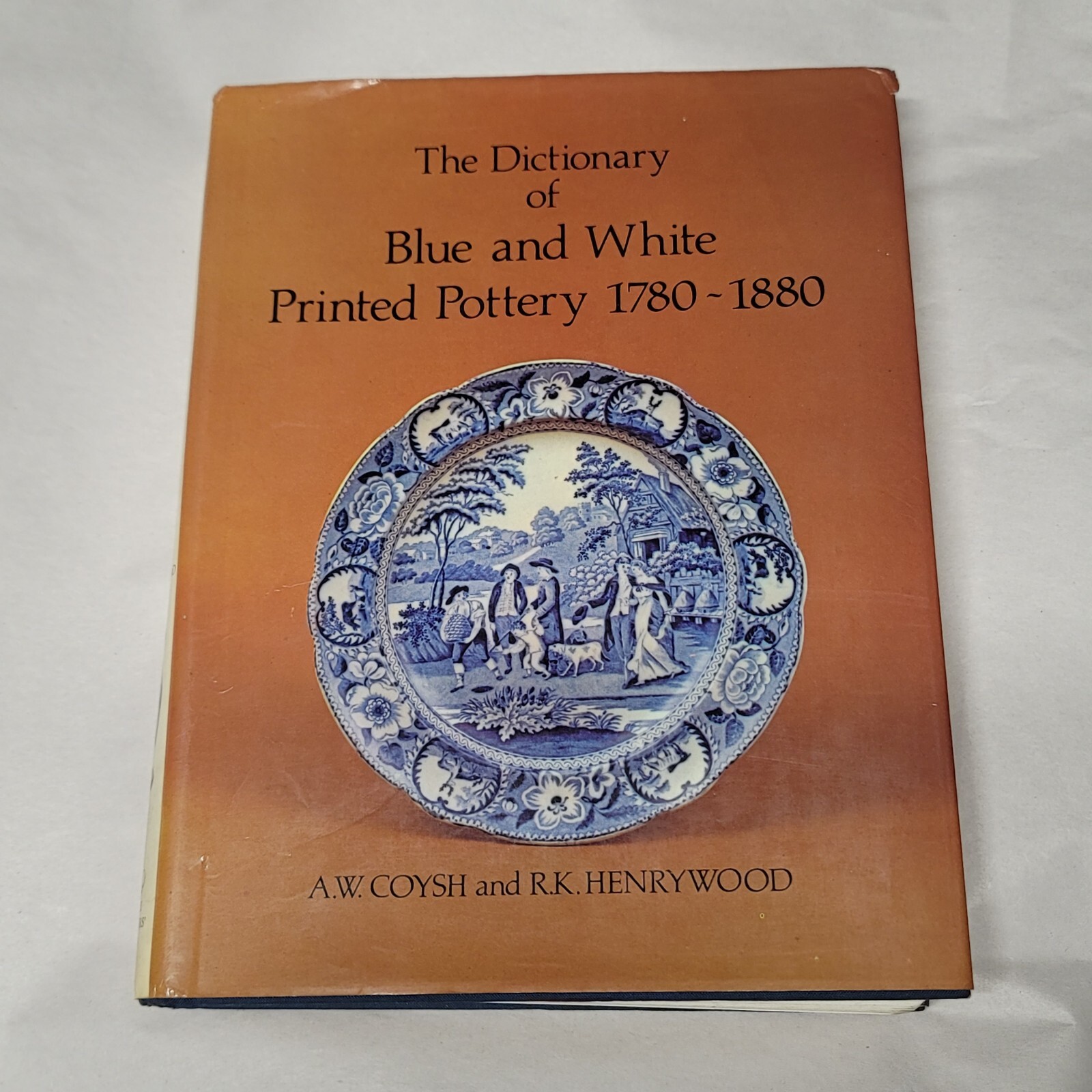 Dictionary Blue White Printed Potter 1780-1880 Reference Book