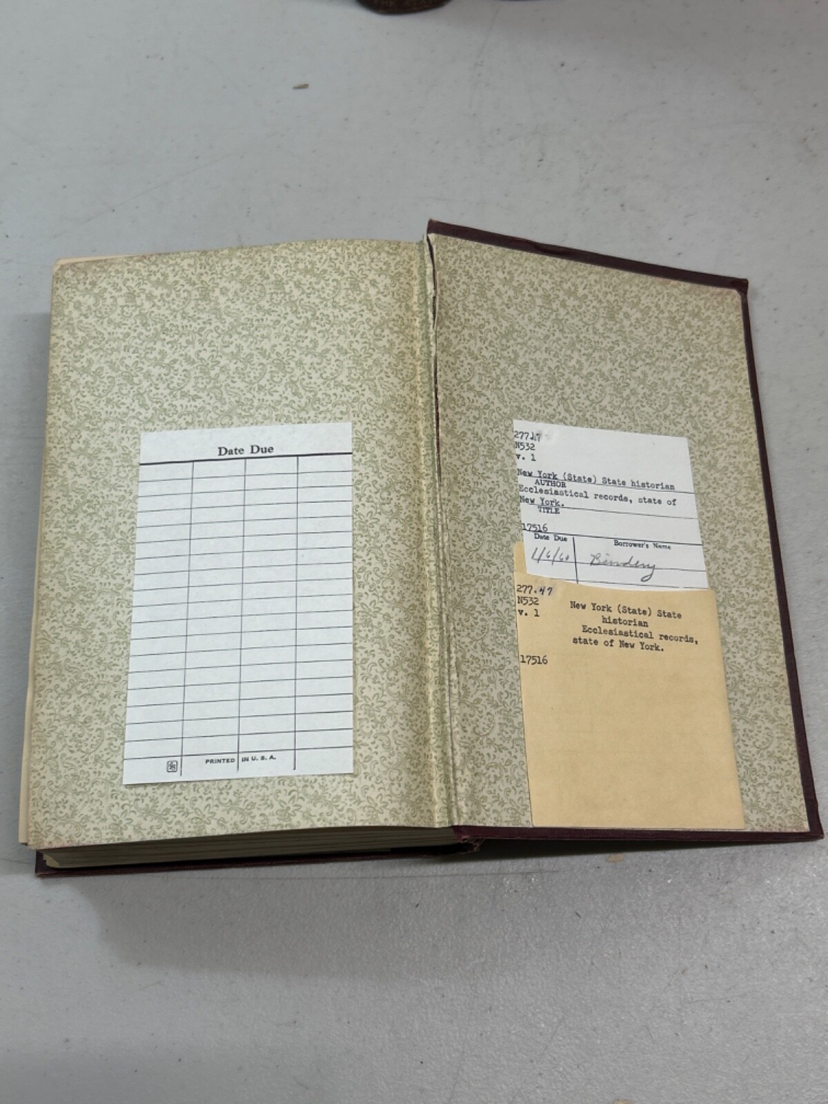 Hastings. Ecclesiastical Records, State of New York (7 volume set, complete)