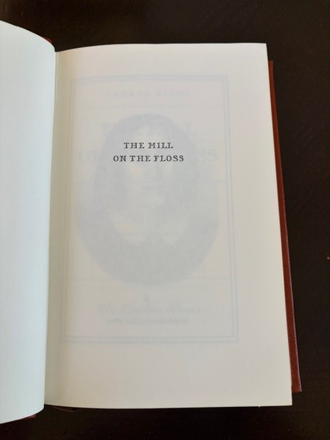 2-Volume Leather Library: George Eliot Mill on the Floss + W.B. Yeats Poems — Ea