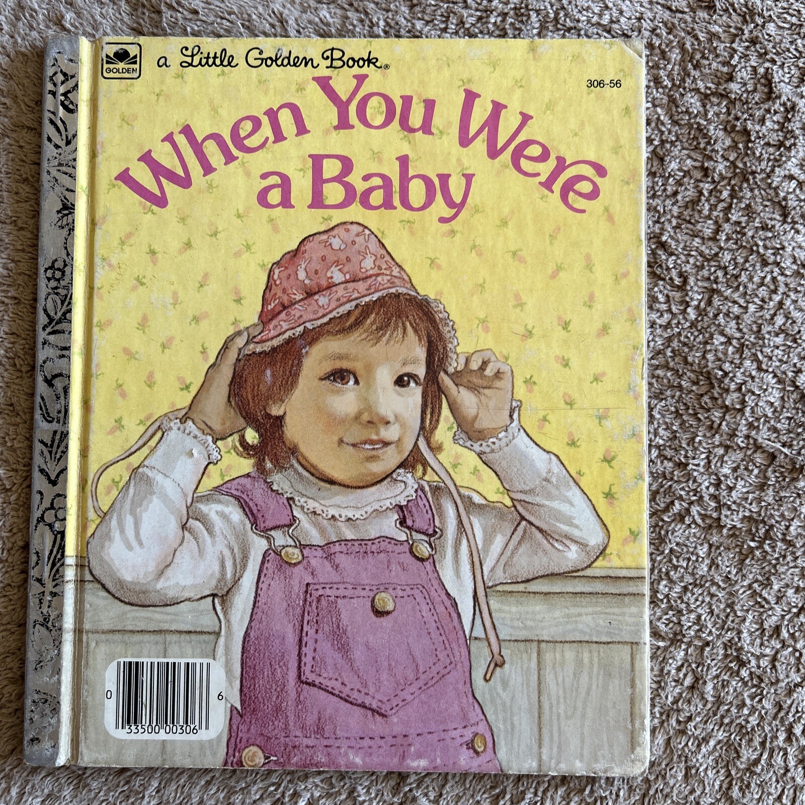 When You Were a Baby Vintage Little Golden Book 1982. Preowned.