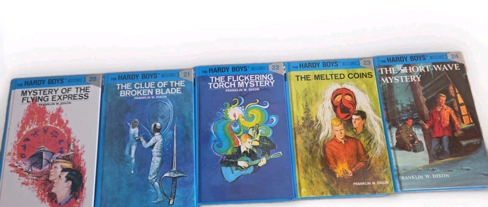 Hardy Boys Series Books Hardback# 20 21 22 23 24 NEW Vintage HB Blue