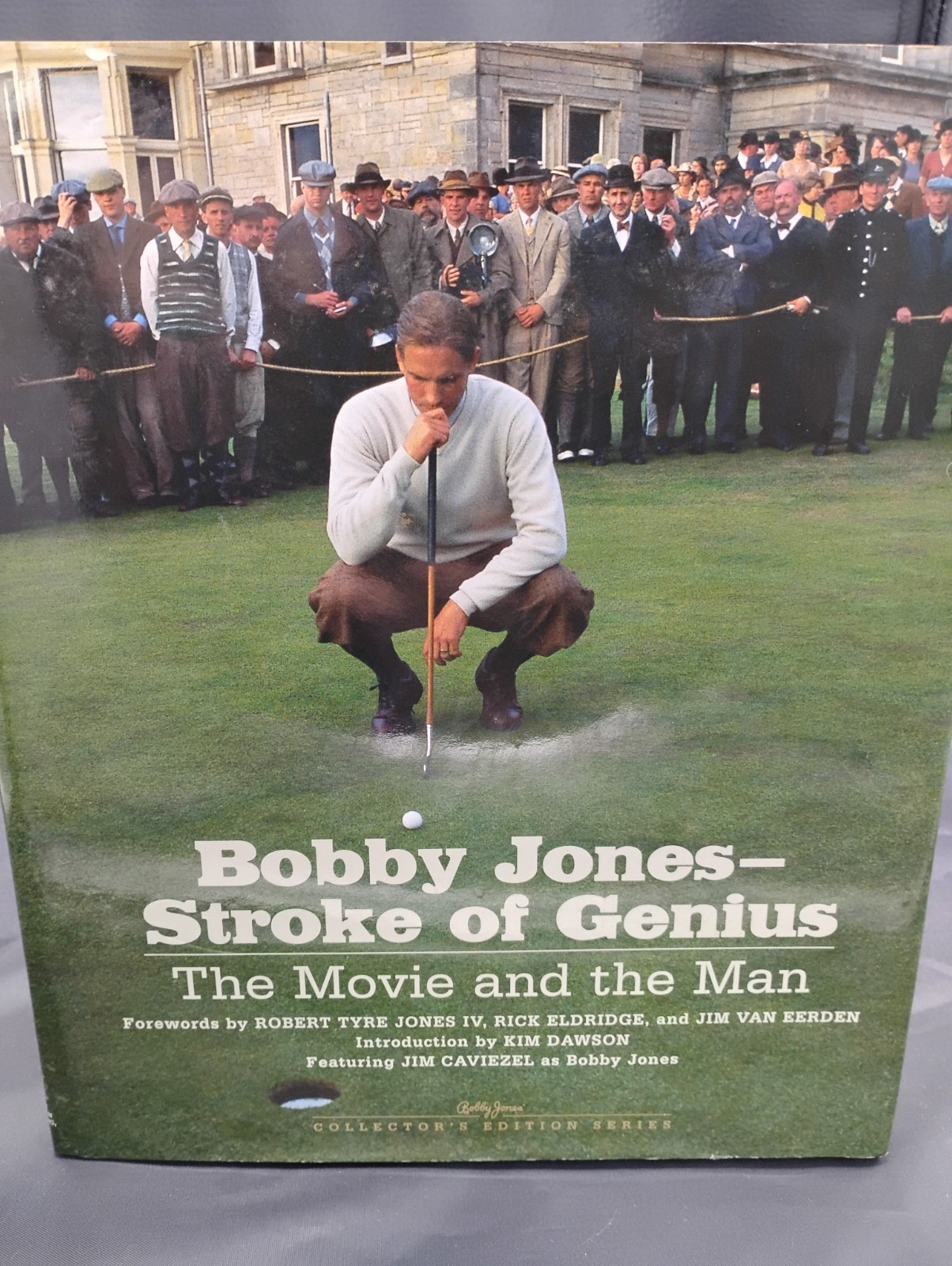 Bobby Jones-Stroke Of Genius The Movie And The Man SIGNED by Jim Caviezel.