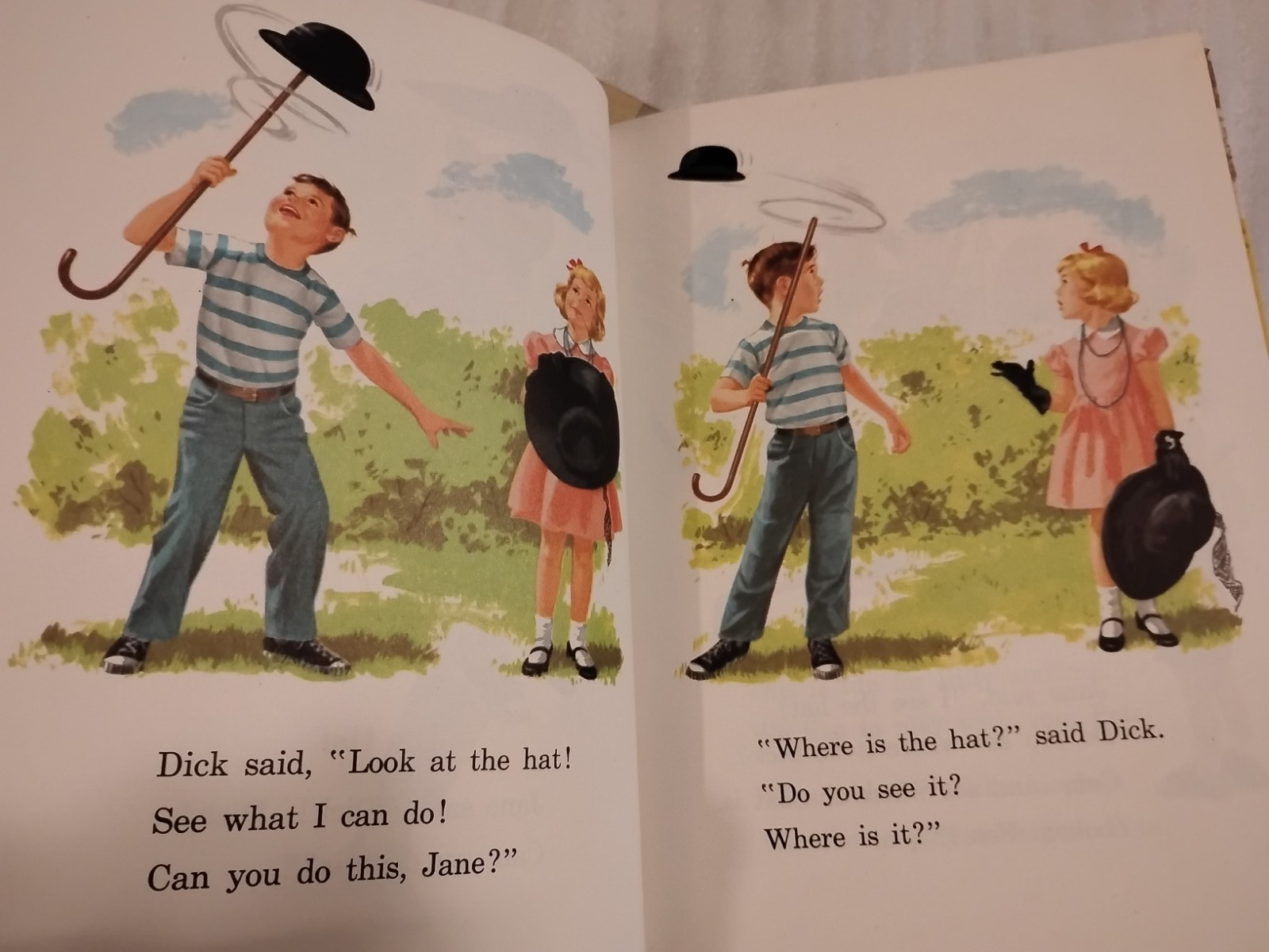 Four New Basic Readers from the 1960s Dick Jane Sally etc.