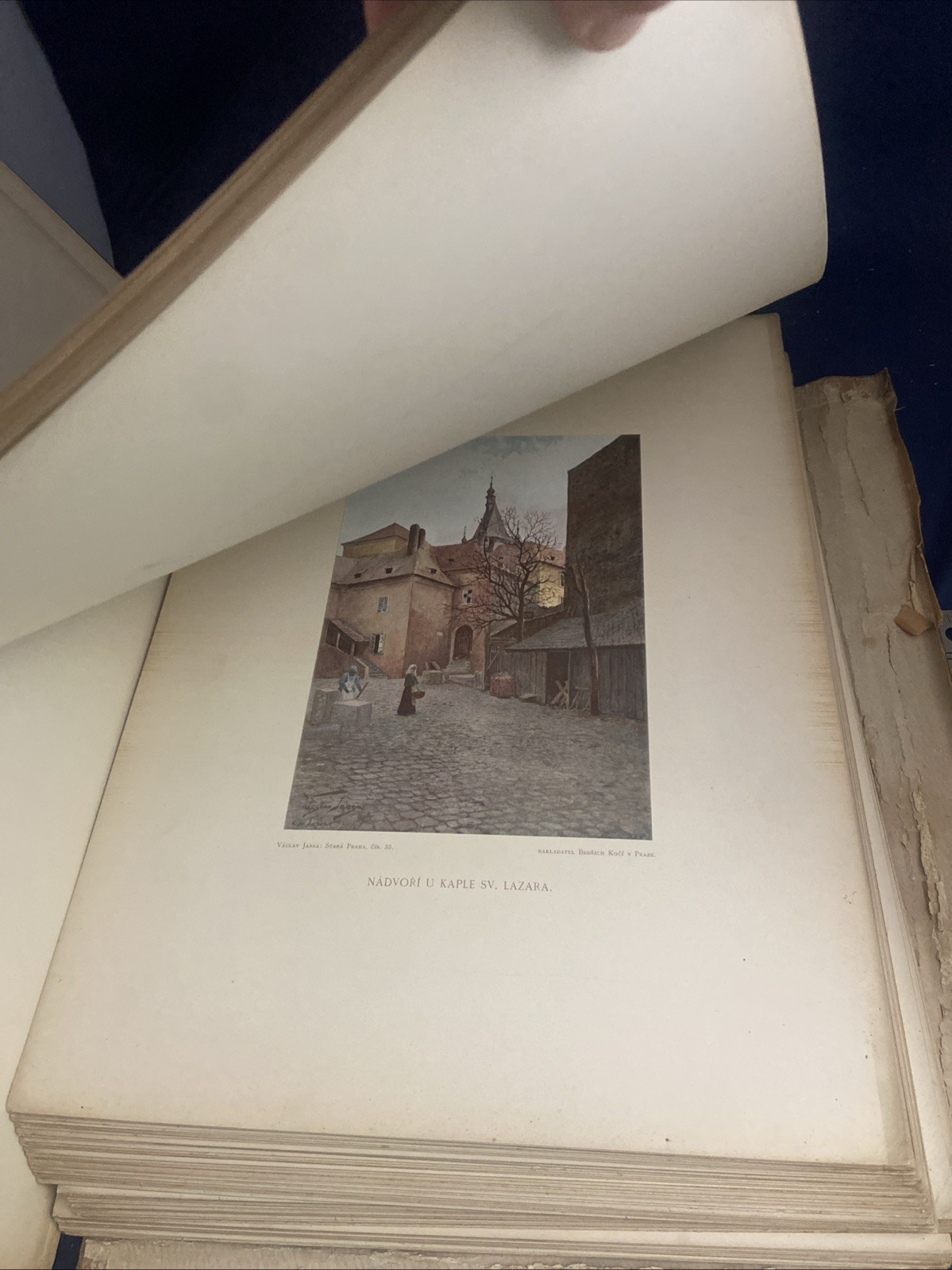 Portfolio Of 100 Watercolors Of Old Prague Czechoslovakia By Vaclava Jansy