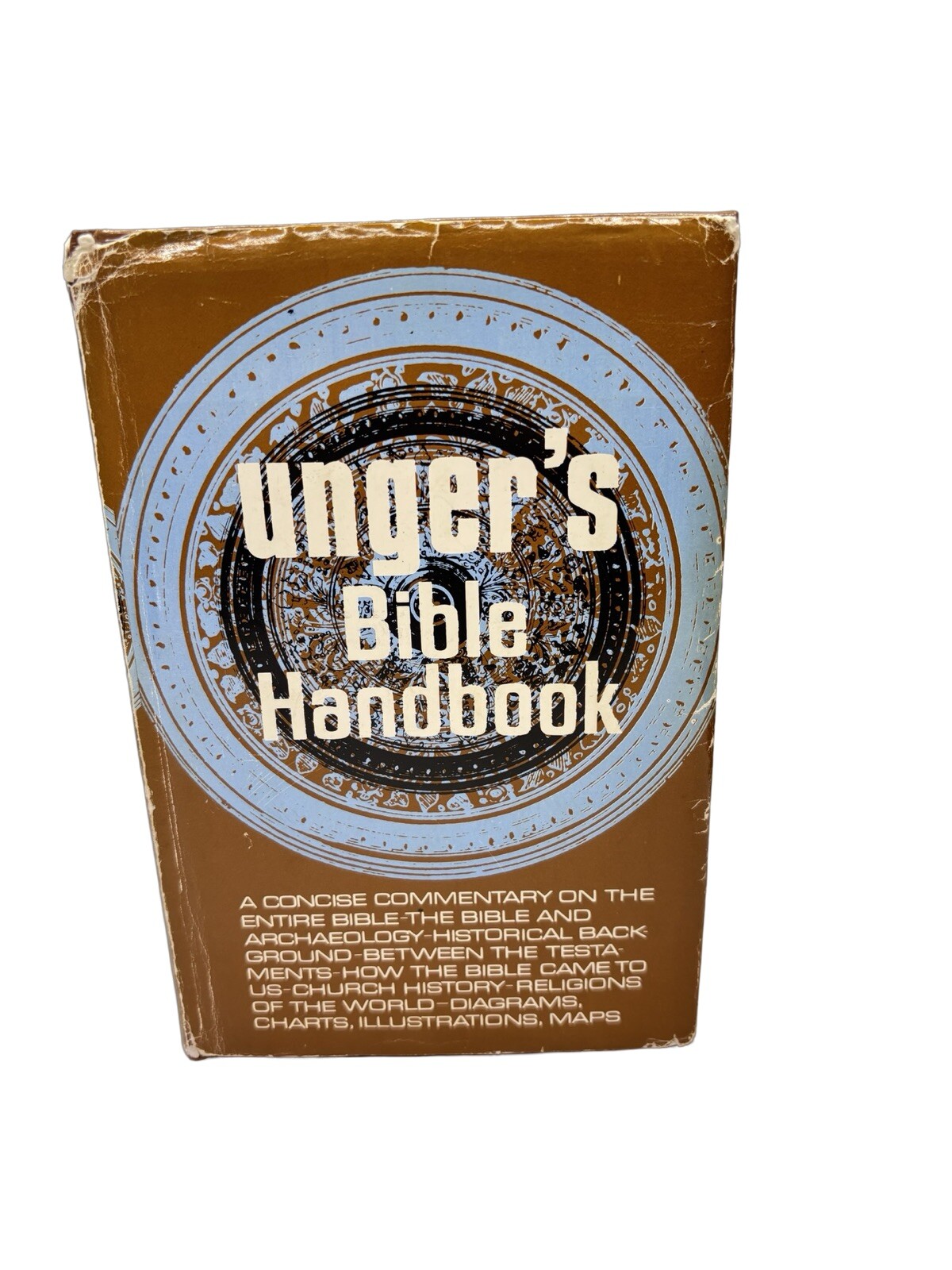 Unger’s Bible Handbook – Essential Guide To Bible 1973, HC/DJ GOOD Reference
