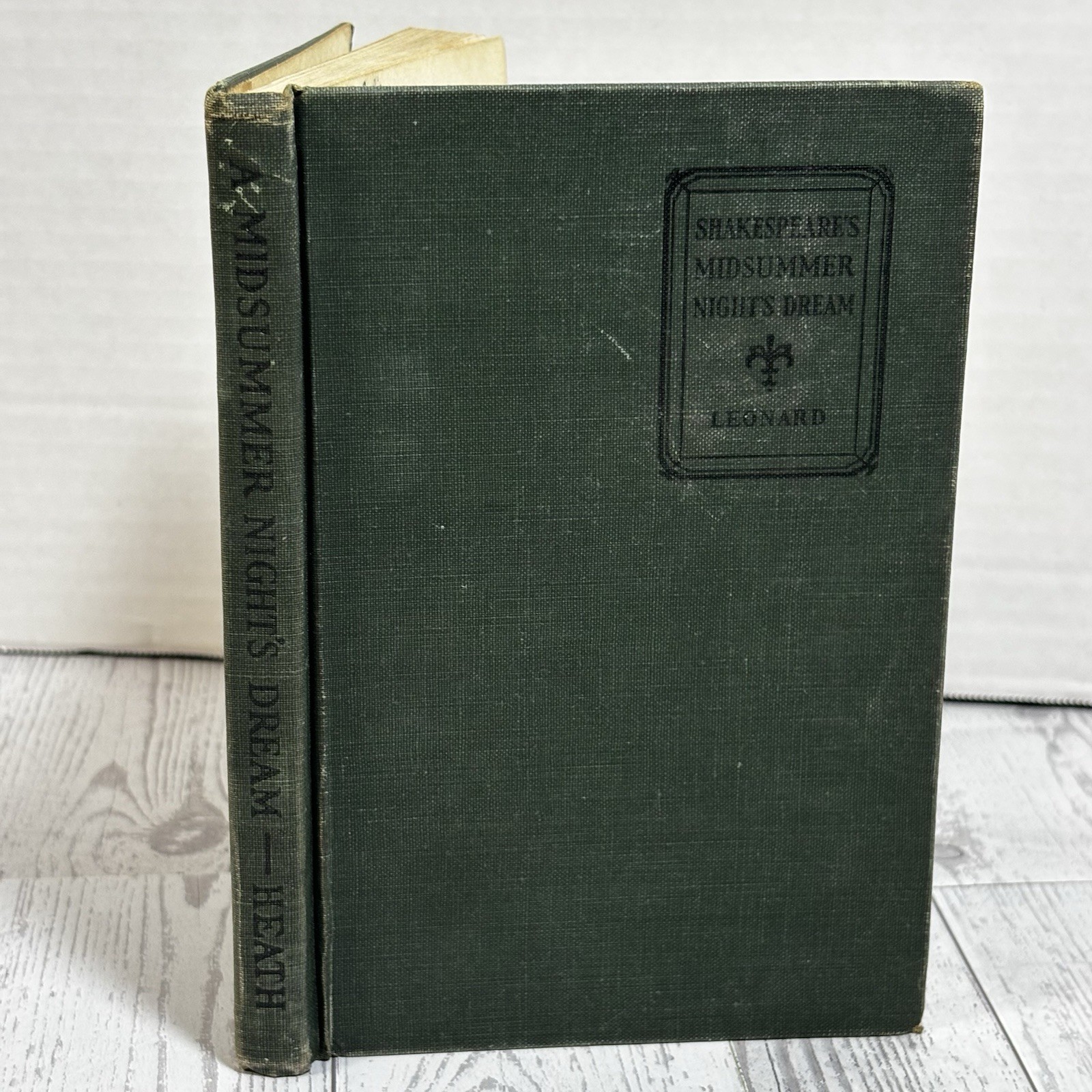 1929 Shakespeare’s A Midsummer Night’s Dream Pauline W Leonard HC D.C. Heath