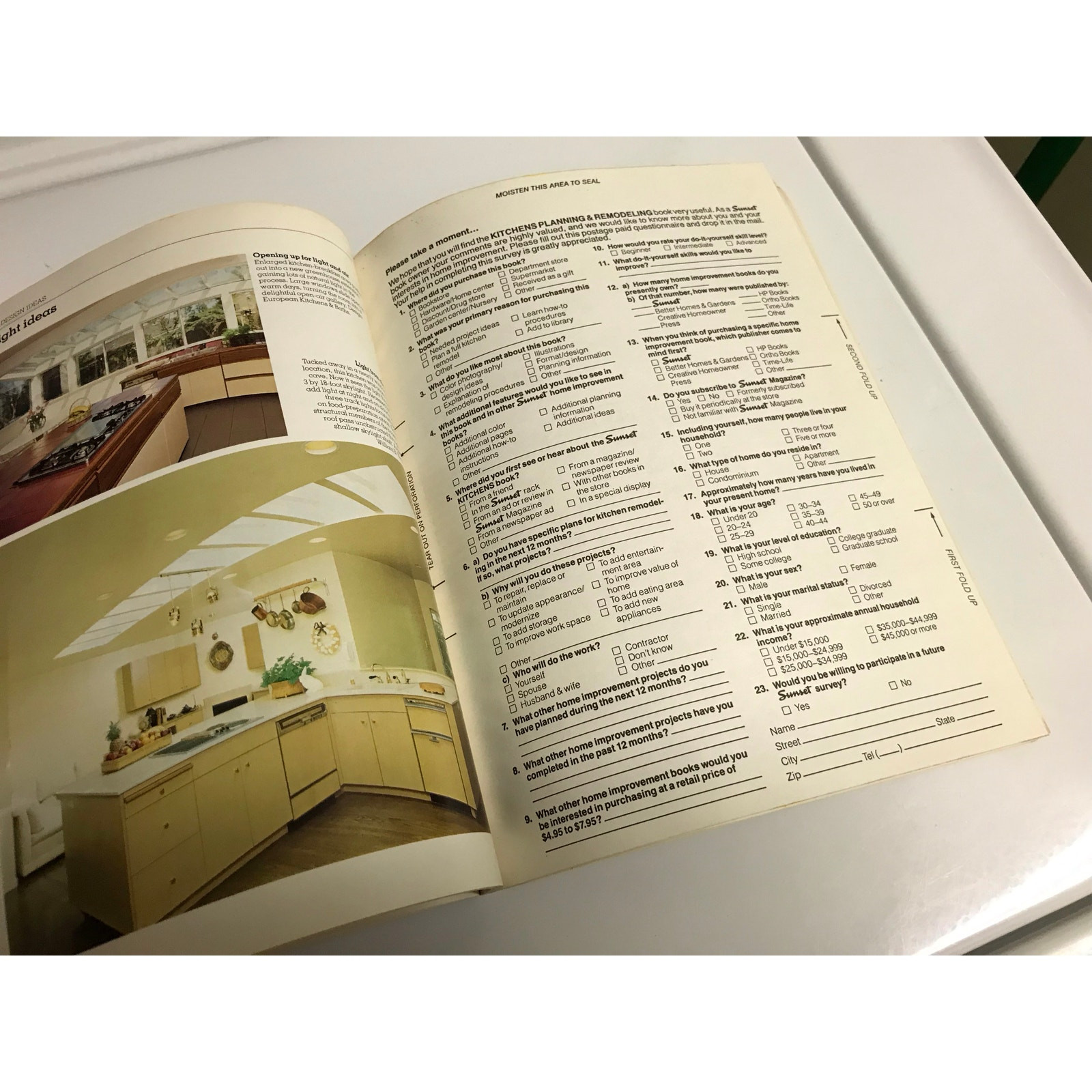 SUNSET Kitchens Planning and Remodeling Book Vintage 1983