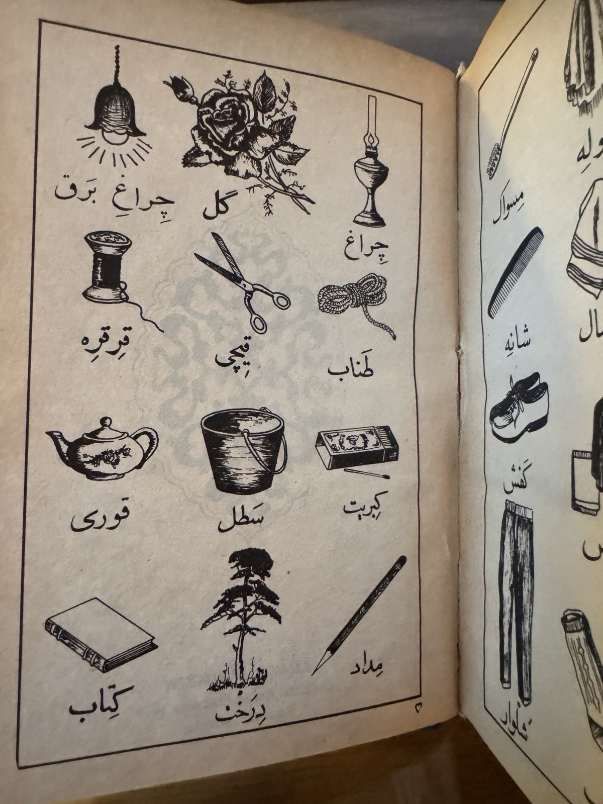 1968 Persian Turkish Dictionary Farsça Türkçe Lügat Arif Etik Vintage HC