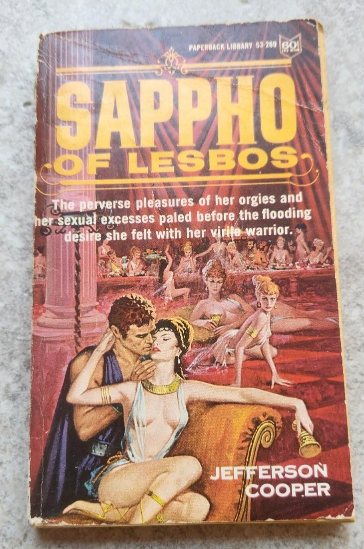 Sappho of Lesbos by Jefferson Cooper. 1964 # 53-269 Vintage Lesbian Sleaze Good