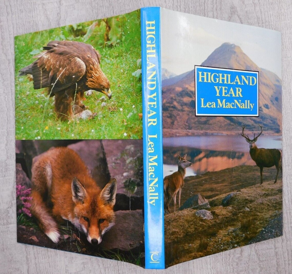 Highland Year by Lea MacNally Hardback Big Game Hunting Dust Jacket Book