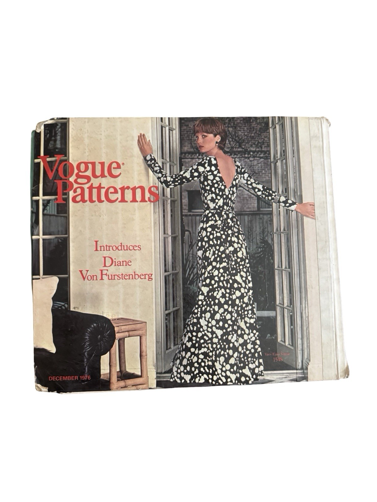 Vtg Winter 1976 Vogue Patterns Catalogue Introducing Diane Von Furstenberg Rare