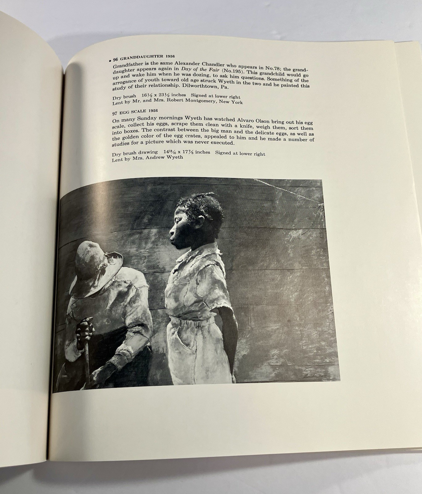 Andrew Wyeth 1966 Exhibition Pennsylvania Academy Fine Arts Second Printing