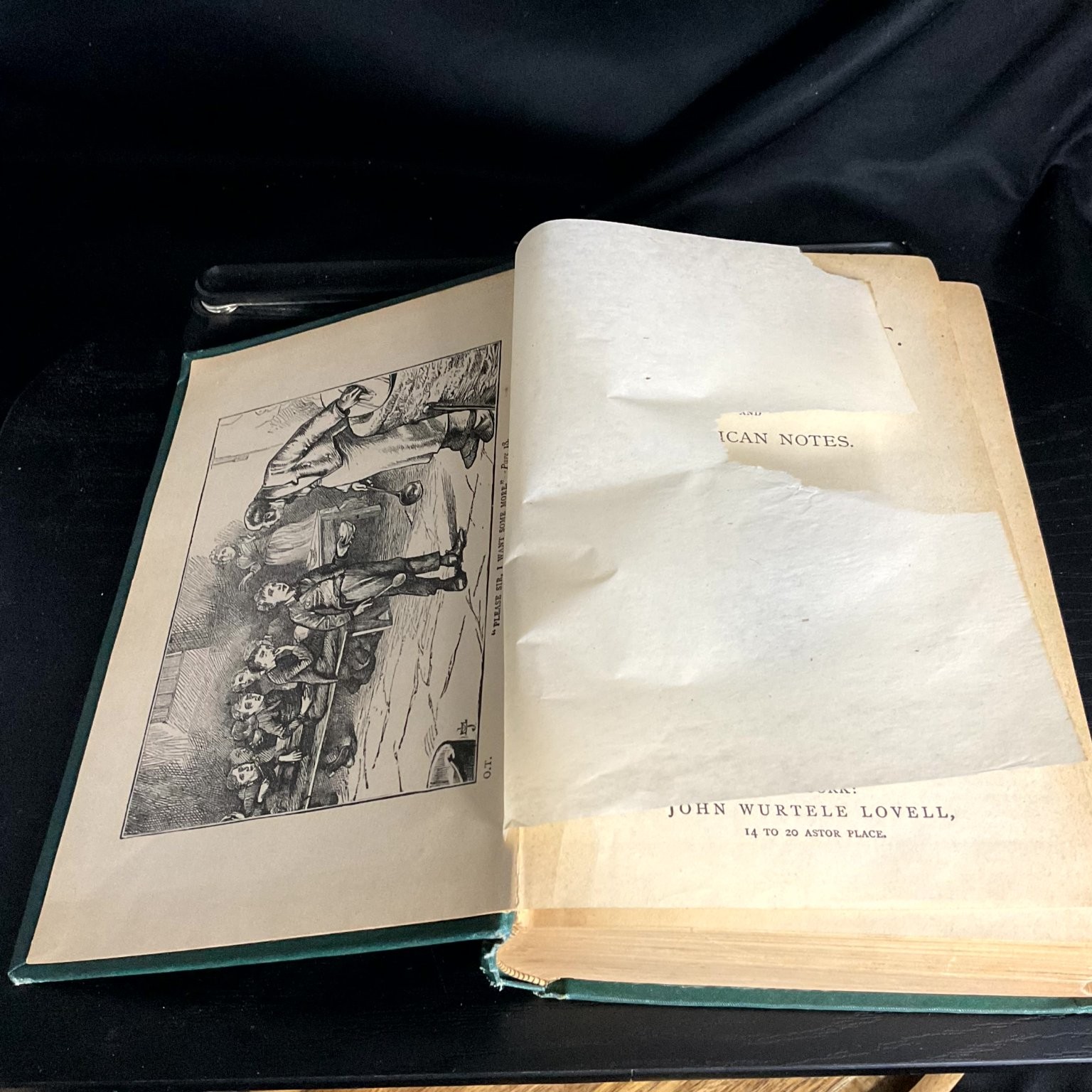 Oliver Twist, Pictures from Italy, American Notes Dickens Illustrated Antique