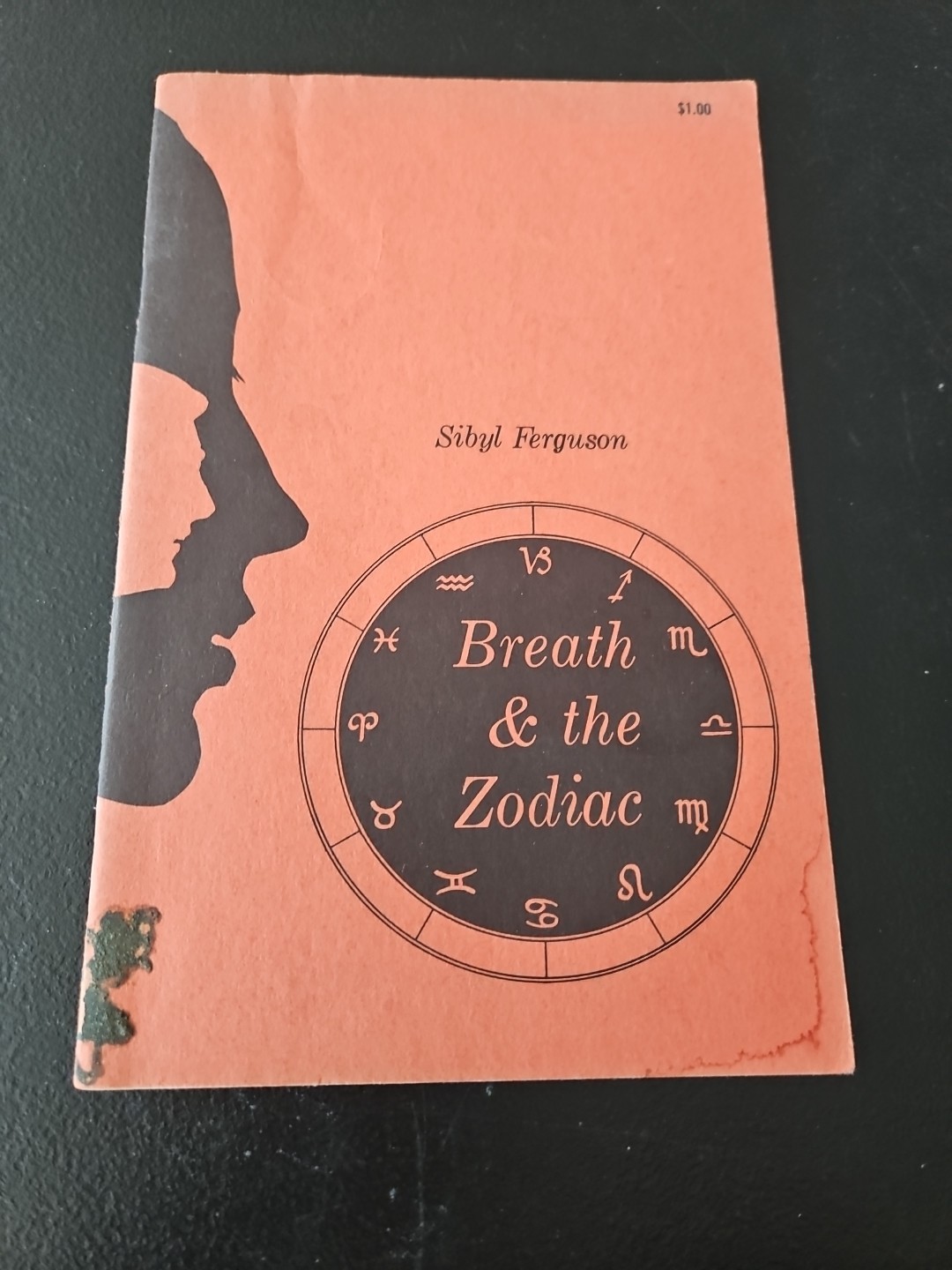 BREATH AND THE ZODIAC Ferguson 1st 1969 PB Accept ASTROLOGY MEDITATION OCCULT