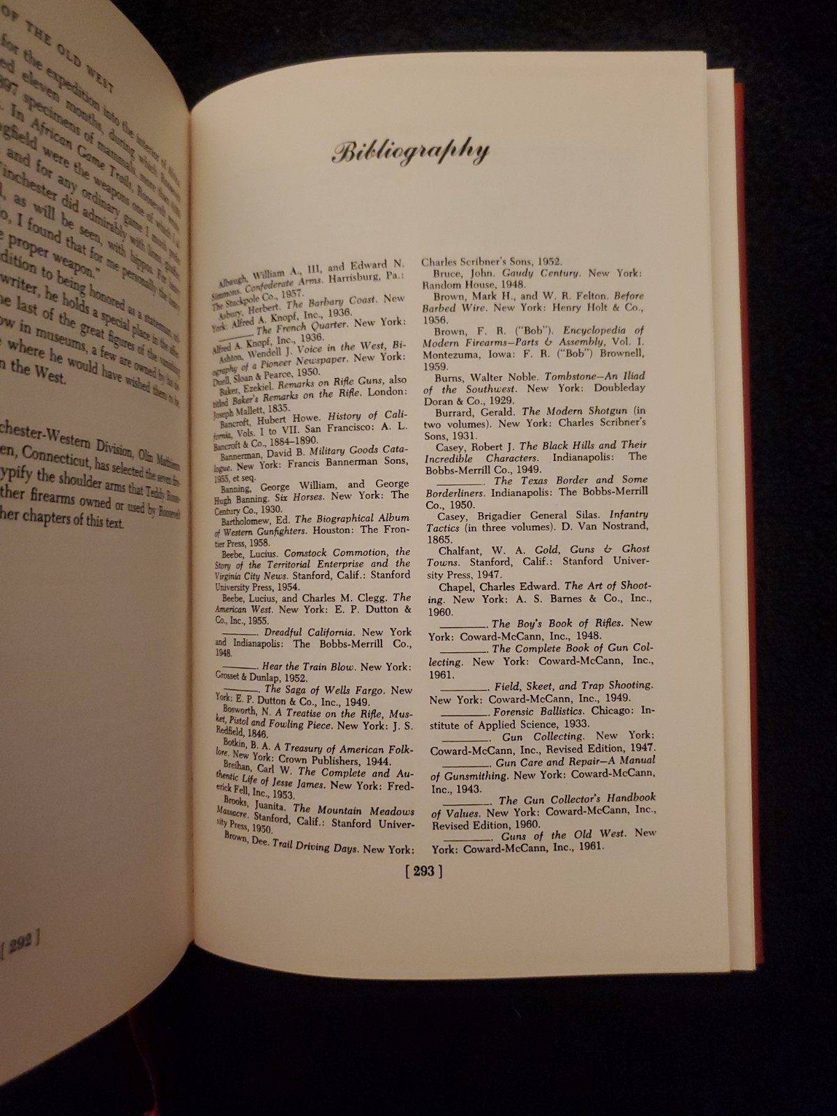 Guns of the Old West Charles Edward Chapel Hardcover Special Edition 1995