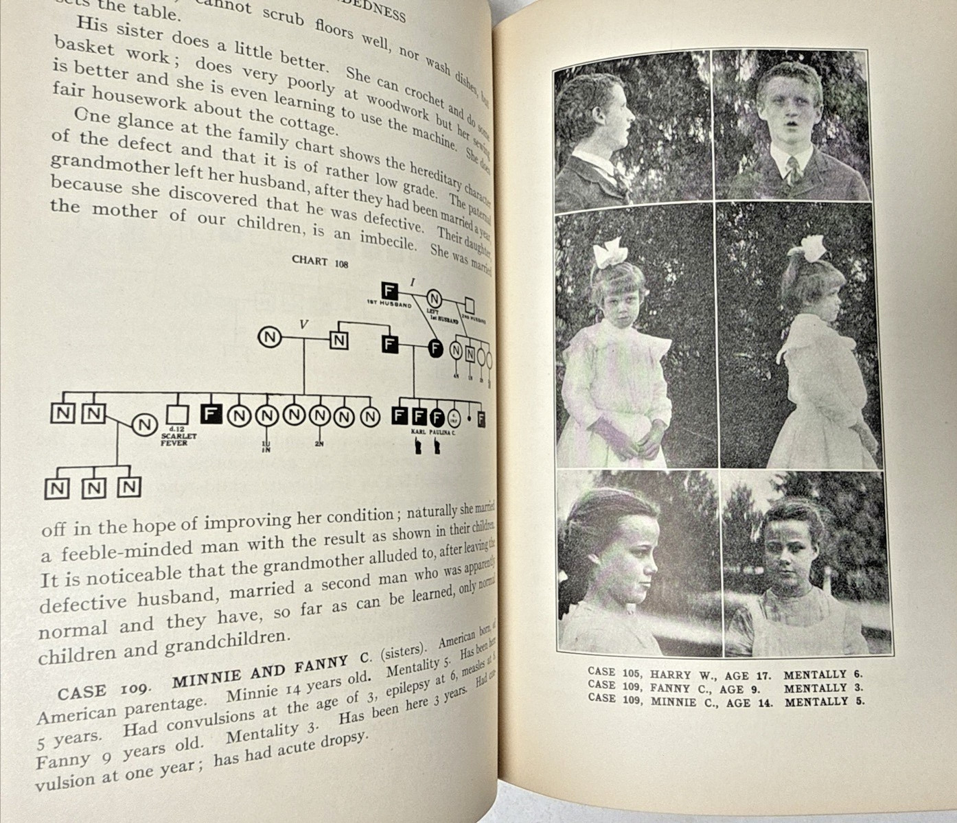 Feeblemindedness Causes Consequences Goddard 1926 Genetics Antique Medical Book