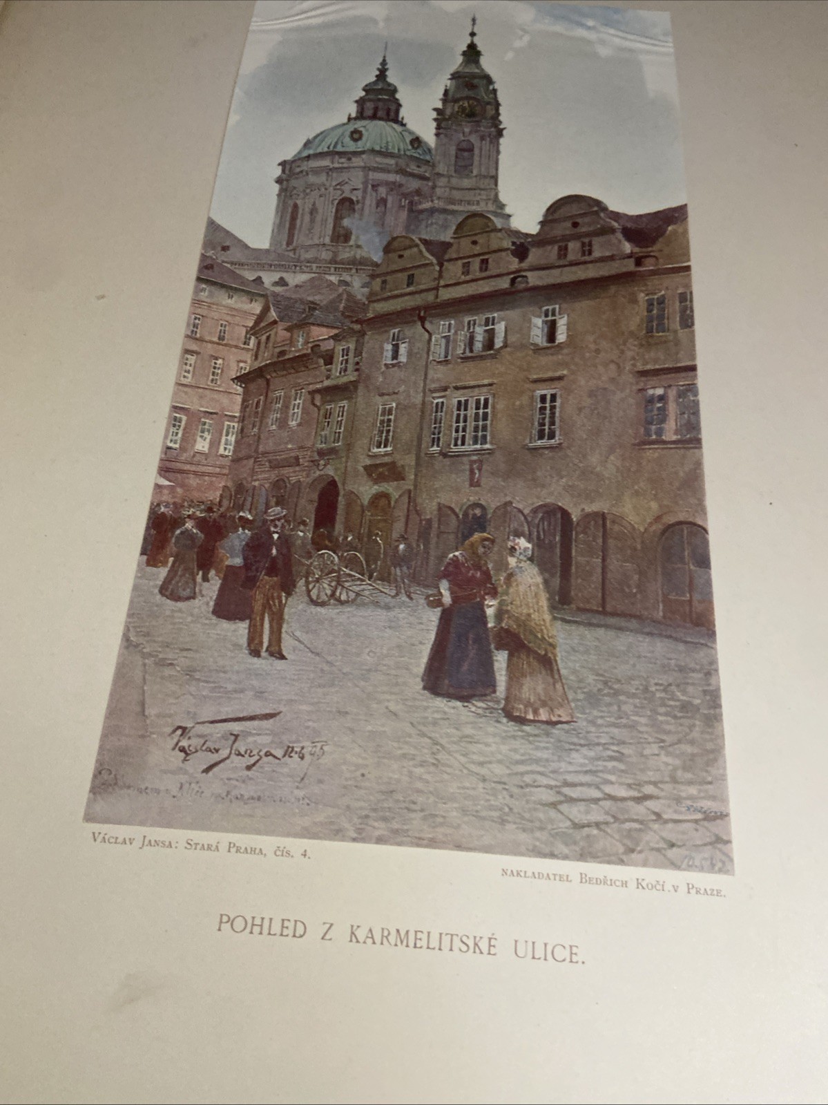 Portfolio Of 100 Watercolors Of Old Prague Czechoslovakia By Vaclava Jansy