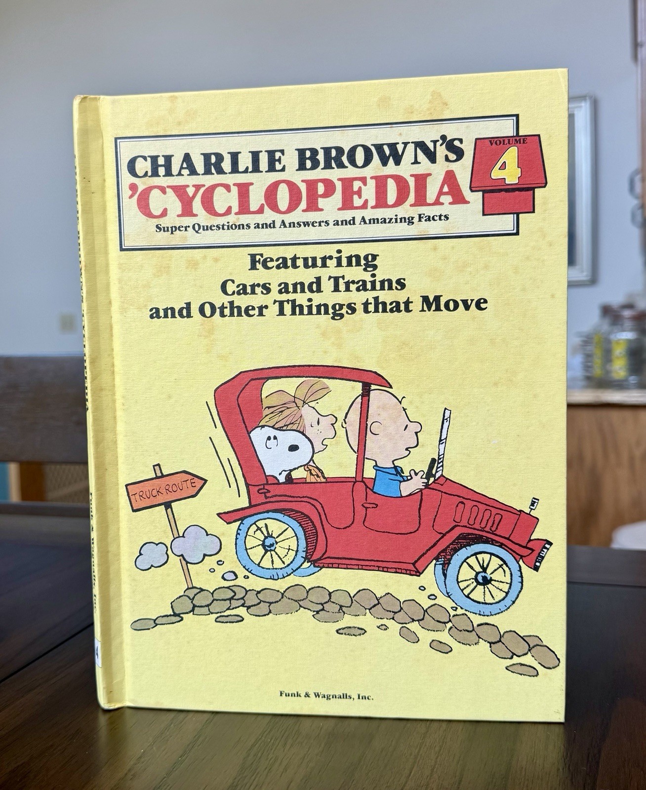Charlie Brown’s Cyclopedia Vol. 4 Featuring Cars and Trains Hardcover 1980