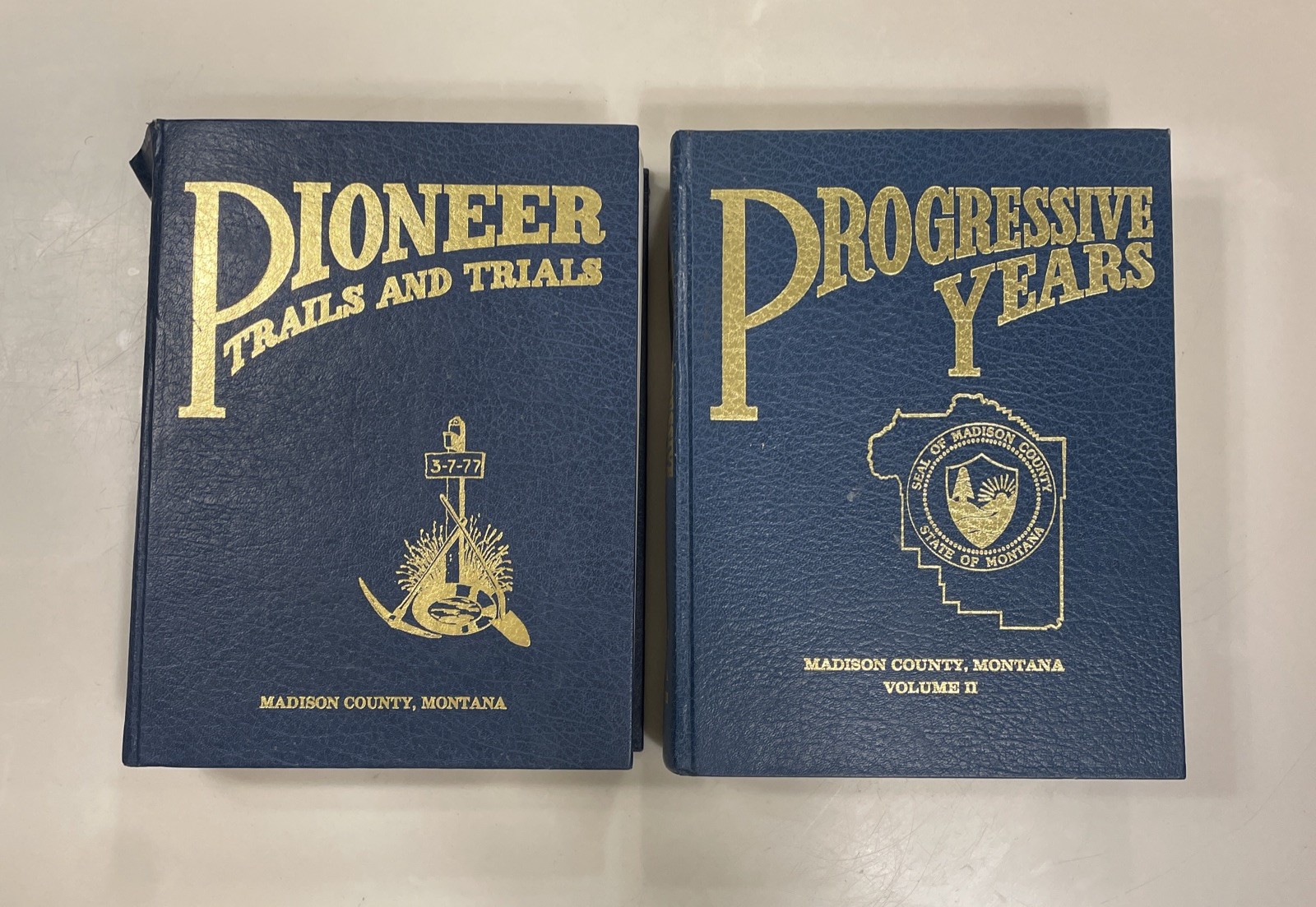 Pioneer Trails Trials Progressive Years Madison County Montana Book Set History