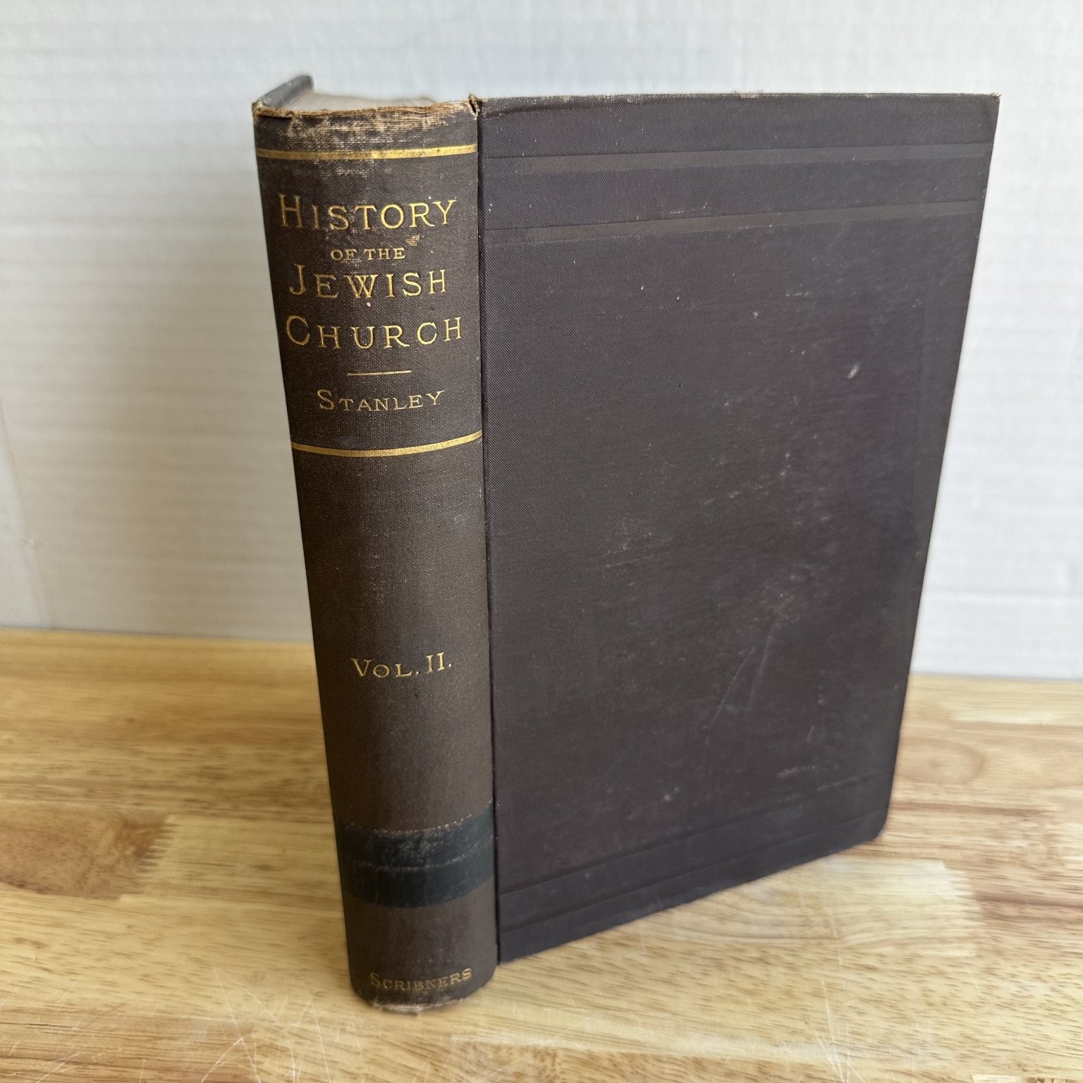 History of the Jewish Church Stanley Vol II 1879 Maps Judaica Antiquarian