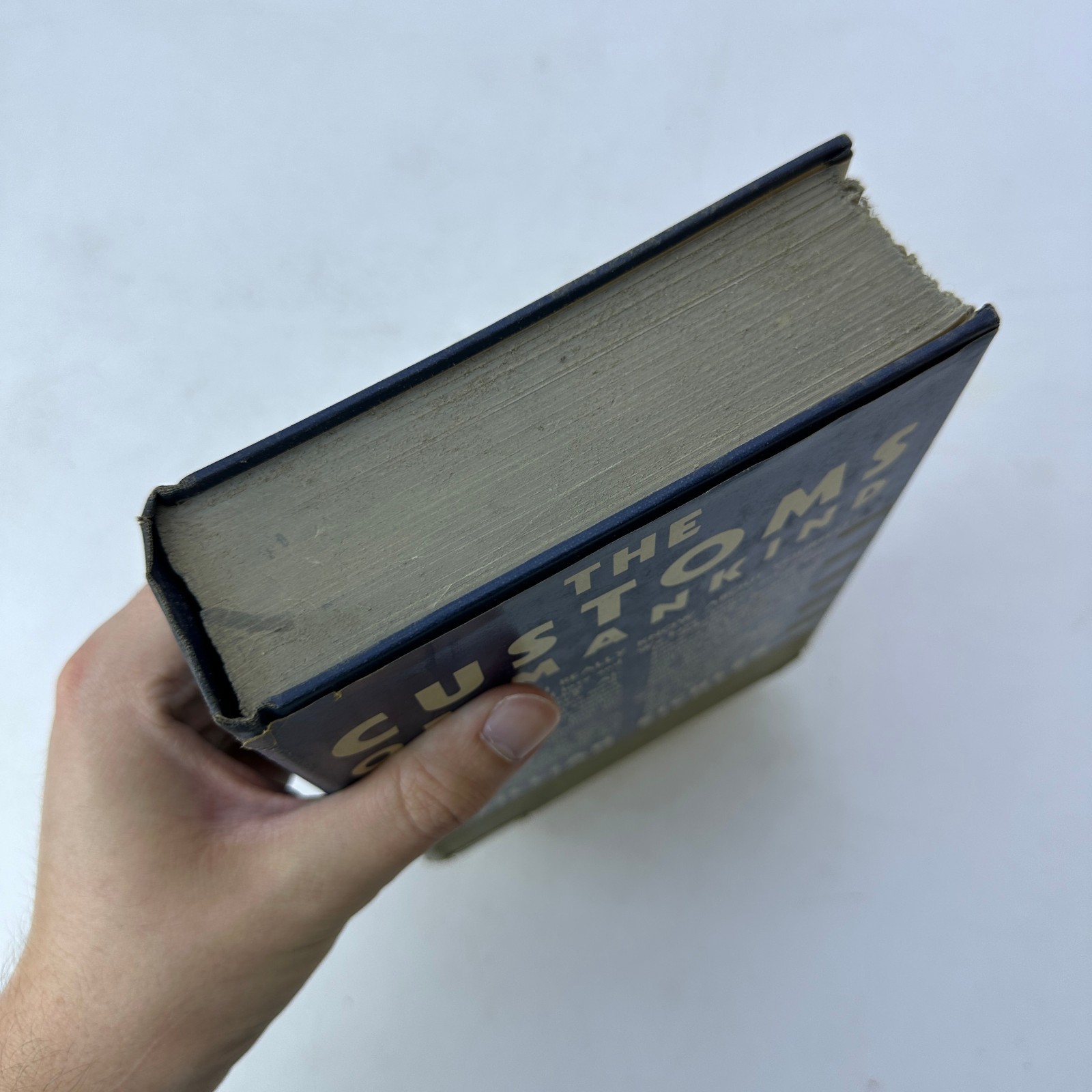 The Customs of Mankind Lillian Eichler HC DJ 1924 Garden City Doubleday