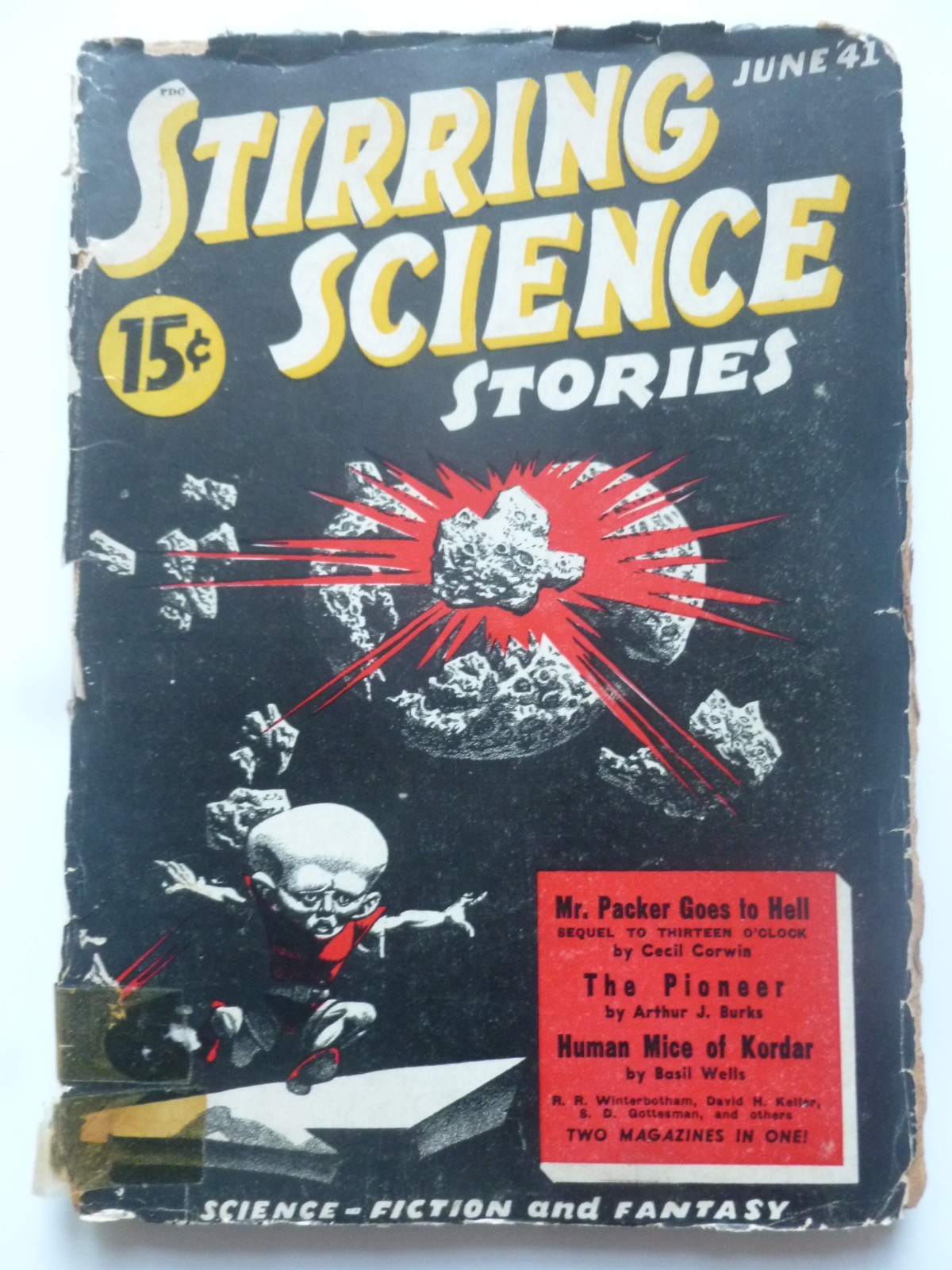 US Magazine – STIRRING SCIENCE STORIES June 1941 – Arthur J. Burks