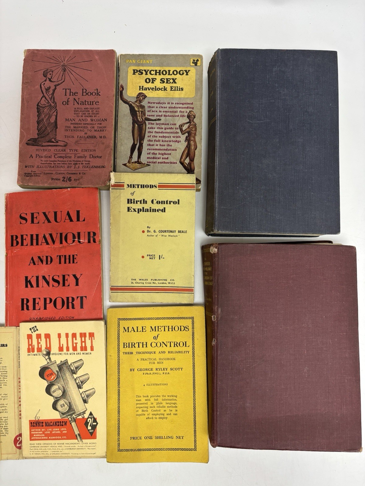 Collection of Vintage Sexual Health Books