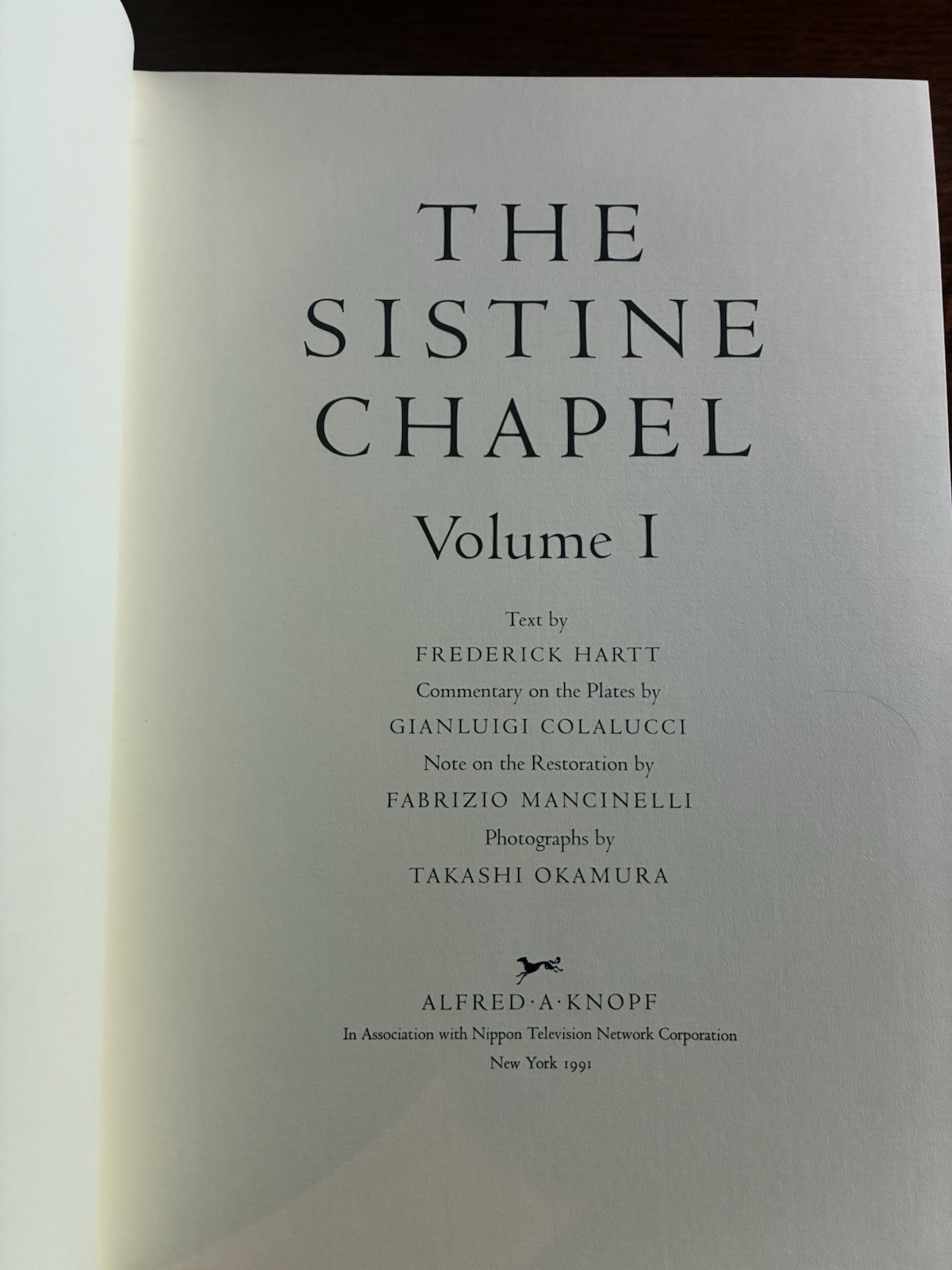 Sistine Chapel: 2 Volume Numbered Set 825/2500 In Slipcase