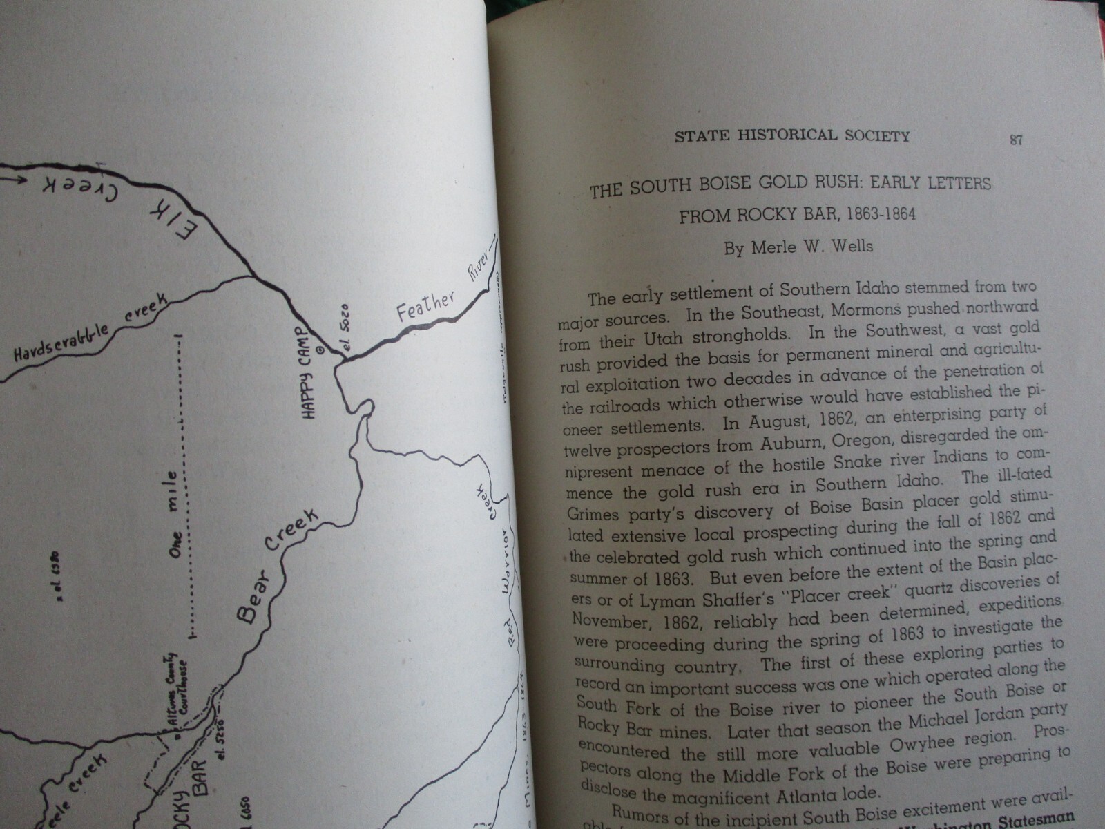 Twentieth Biennial Report State Historical Idaho 1946 Scarce Original 1