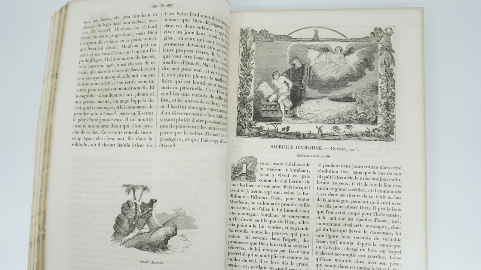 1835 Histoire Ancien Nouveau Testament by Maistre de Sacy llus Engravings Bible