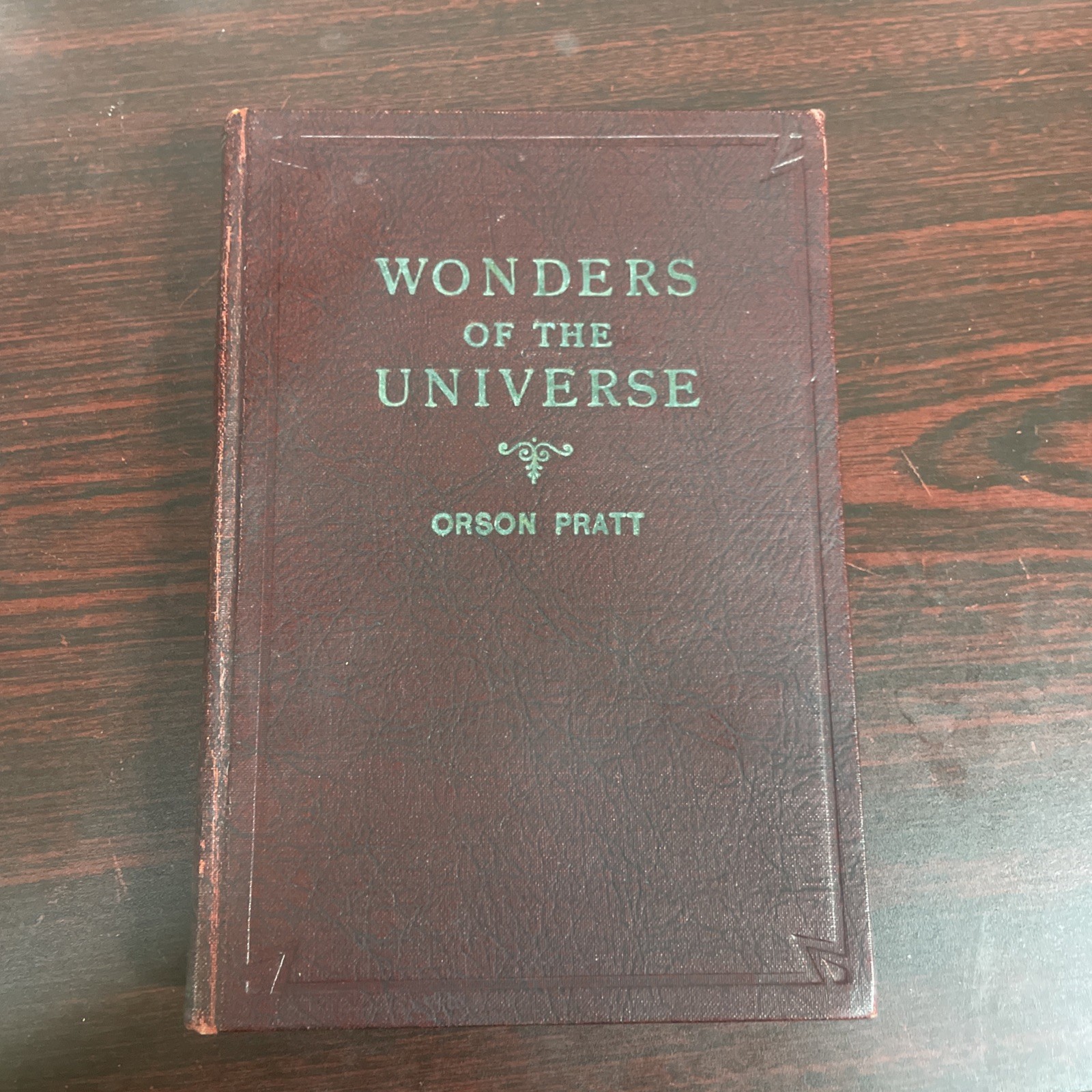wonders of the universe ORSON PRATT 1937 book