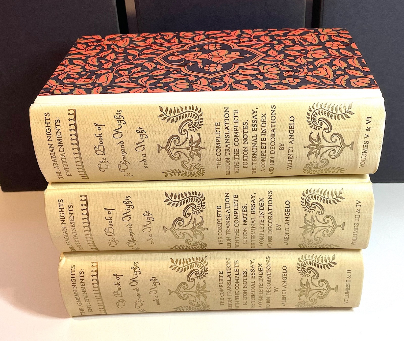 Book of the Thousand Nights & A Night Complete Set Heritage Press 1962 Vol I-VI
