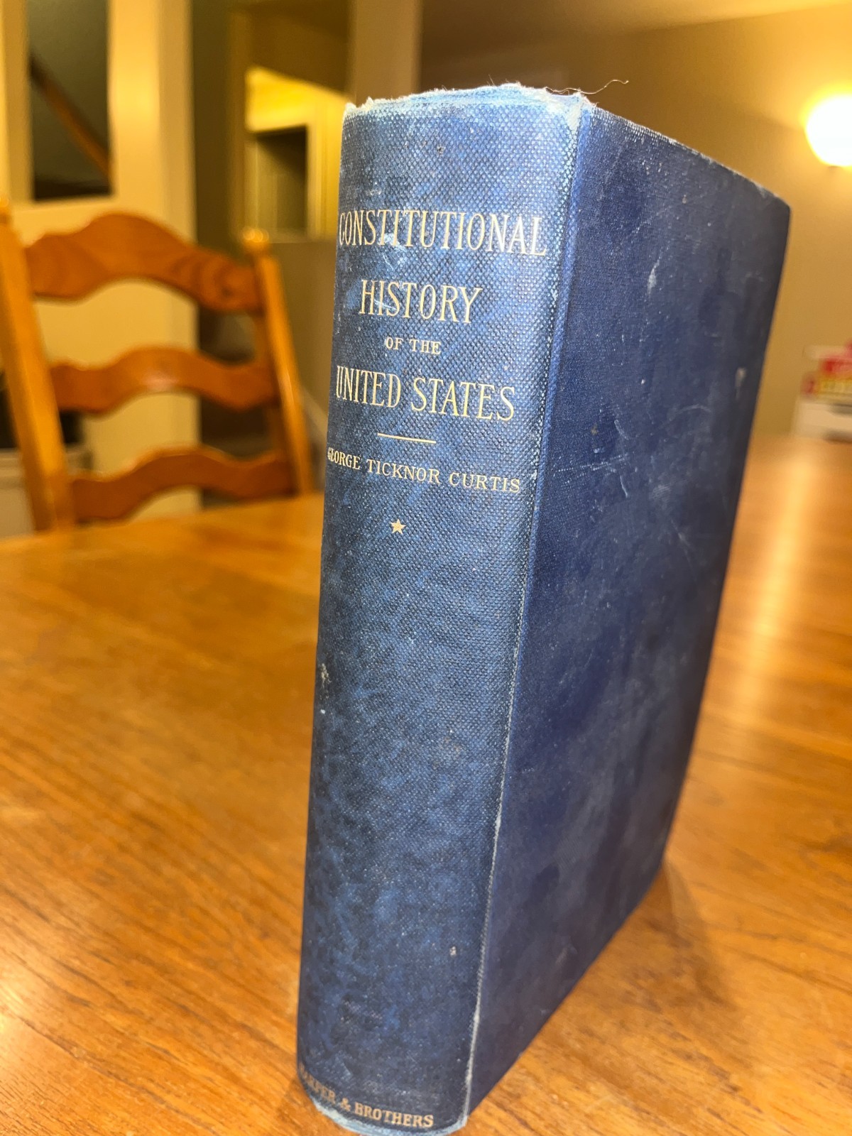 Curtis/Clayton – Constitutional History of the United States vol 1, 1889 vintage