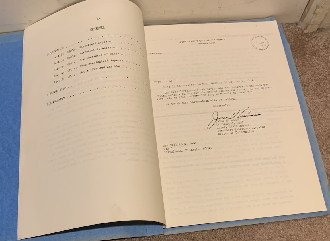RAND DOCUMENT UFOS WHAT TO DO RARE 1968 SPACE ALIEN PUBLICATION GEORGE KOCHER