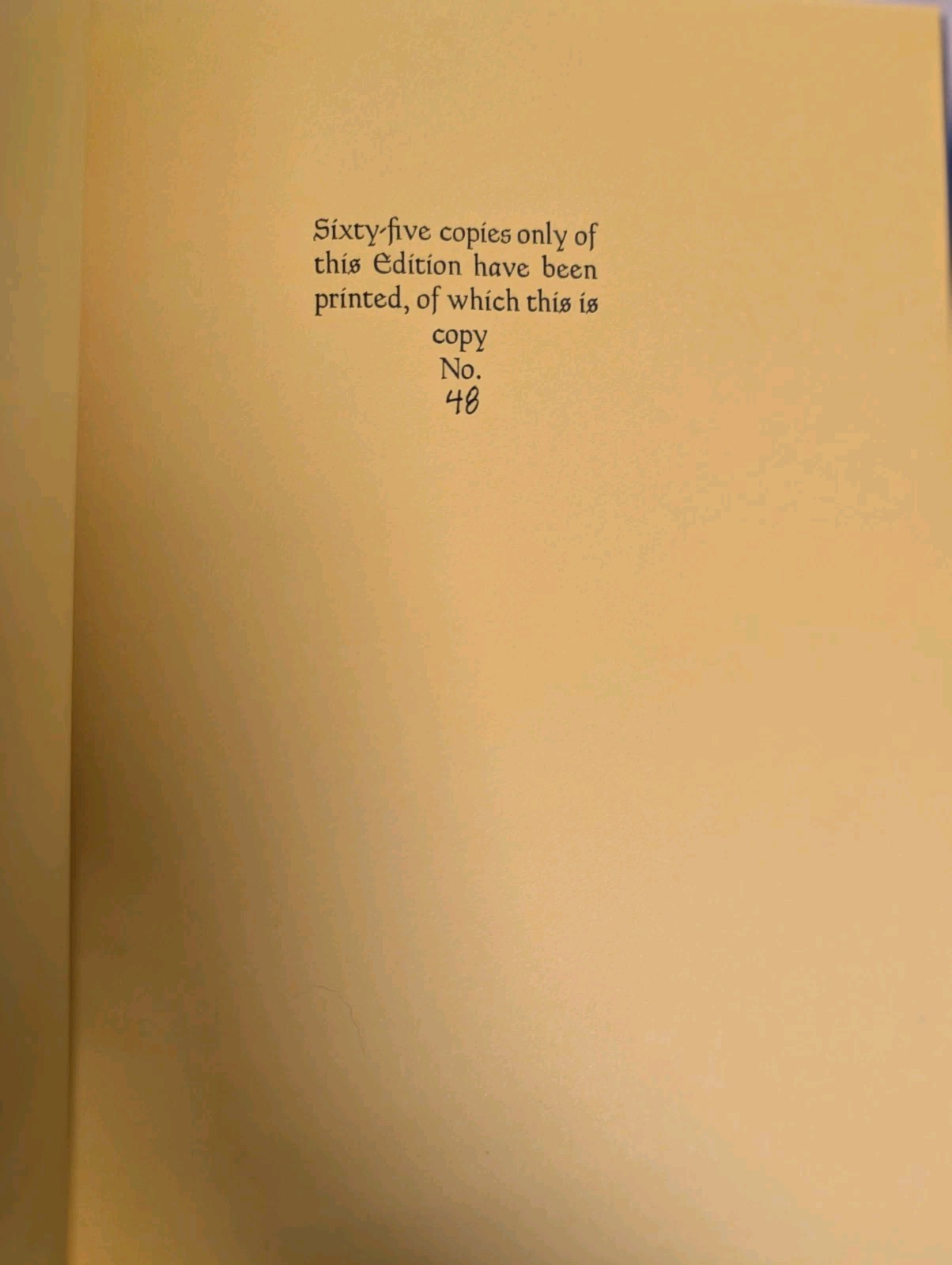 ?Chambers THE KING IN YELLOW THE REPAIRER Pegana Press Letterpress Ltd /65