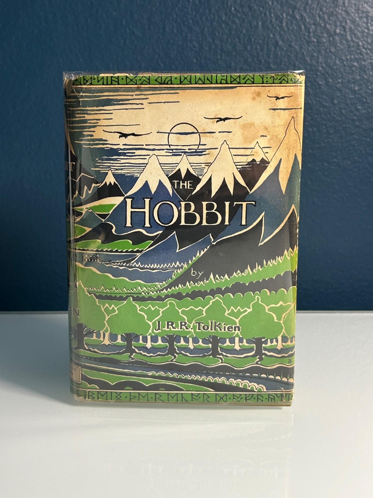 The Hobbit by J.R.R. Tolkien, Third Edition 5th impression 20th Overall, 1970 DJ