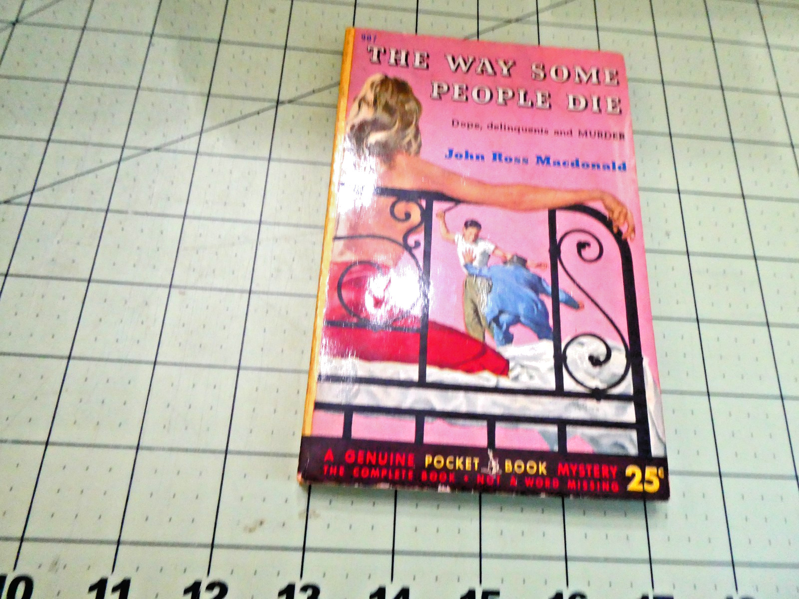 The Way Some People Die by John Ross Macdonald Vintage Sleaze GGA Pulp Paperback