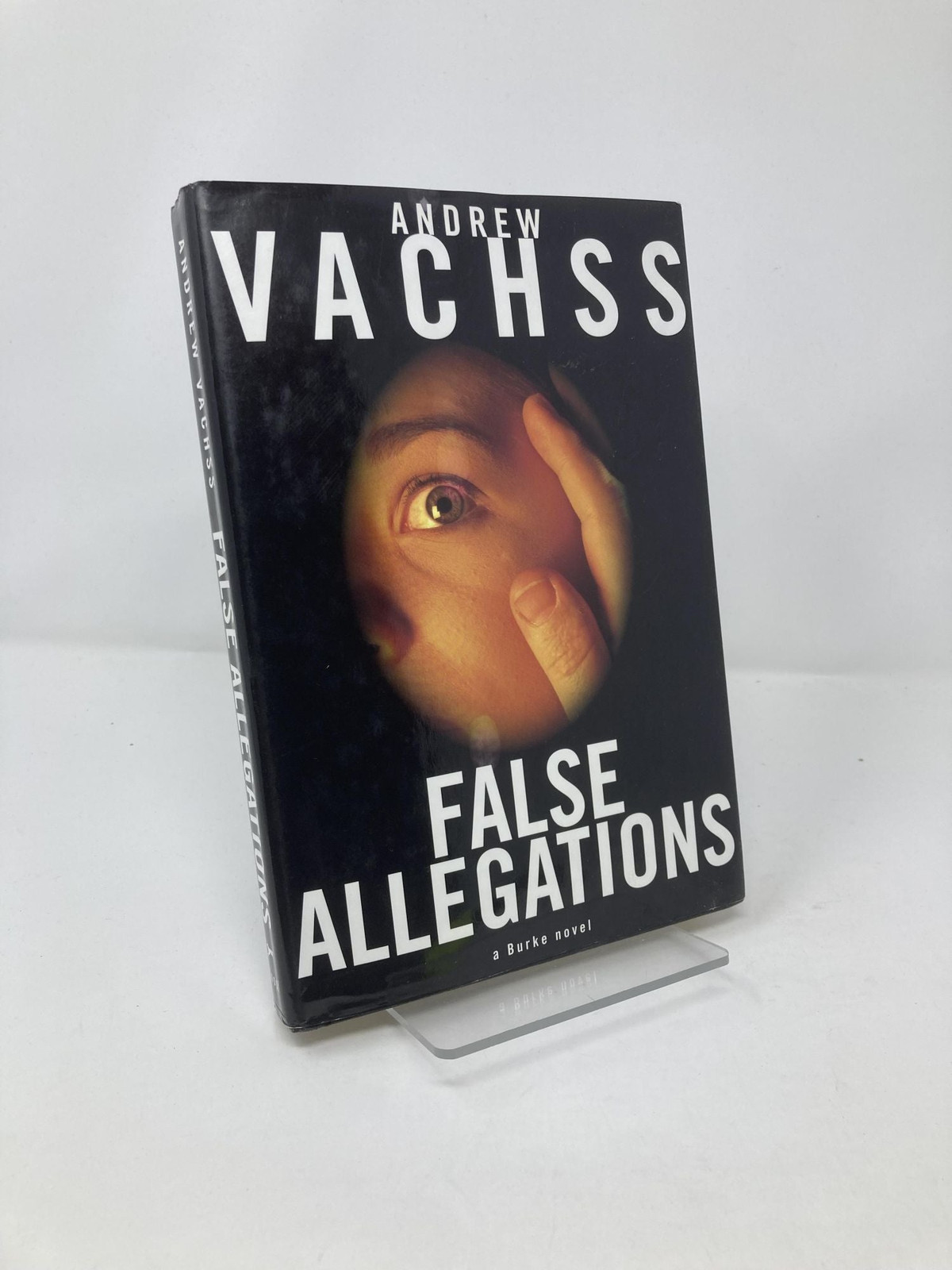 False Allegations A Burke Novel by Andrew Vachss First 1st Edition LN HC 1996