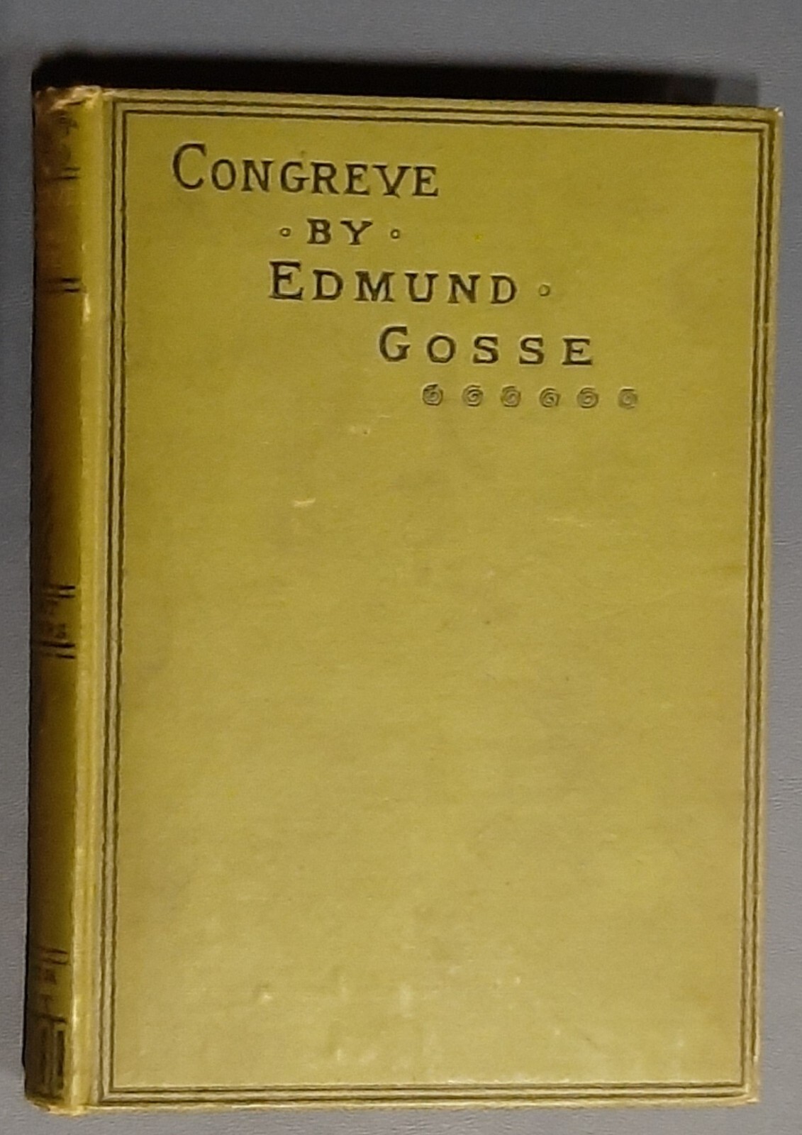 Life of William Congreve, near fine 1ST EDITION, 1888